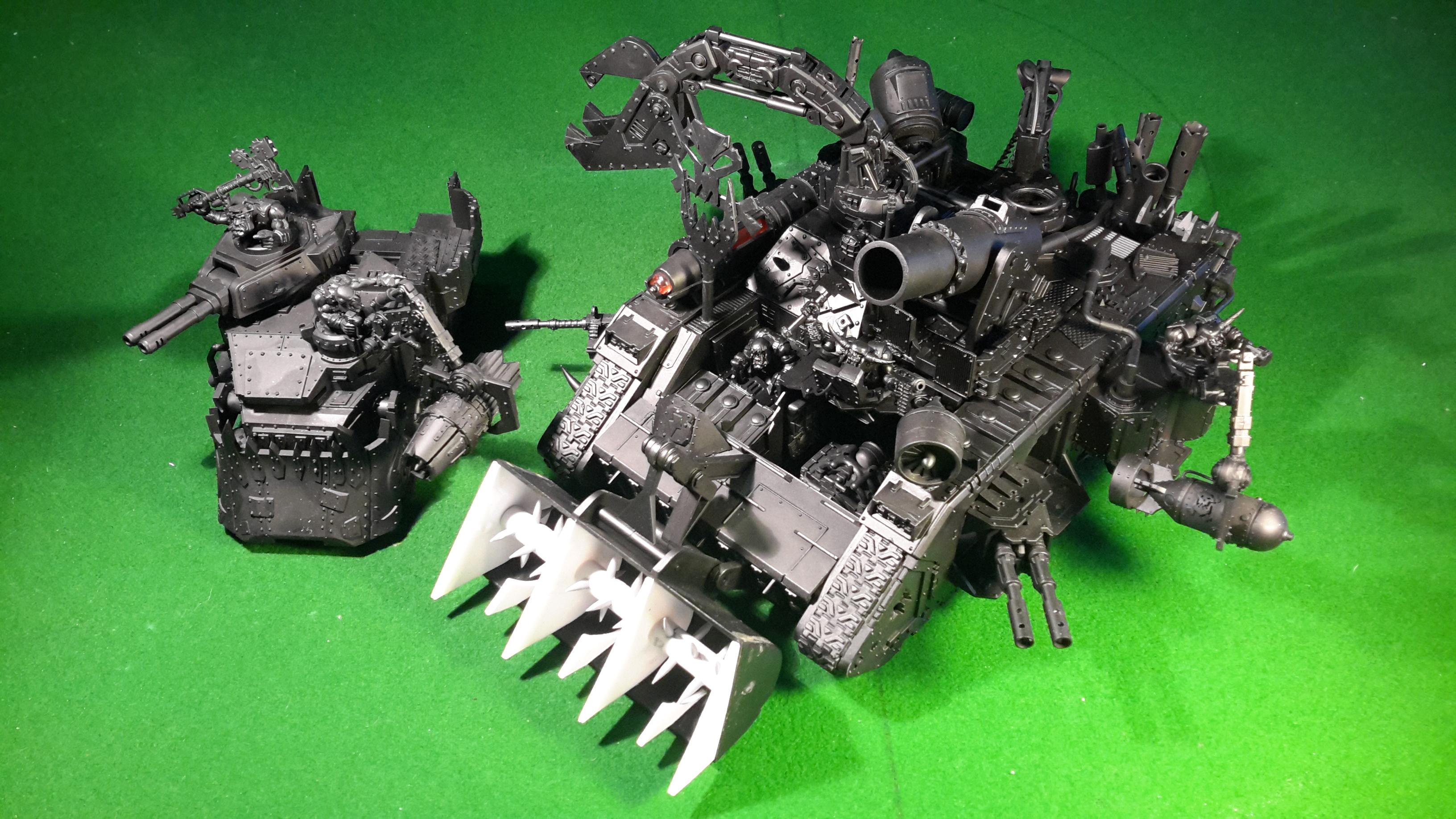 Looted, Orks, Wagon, Ork looted battlewagon / battlefortress