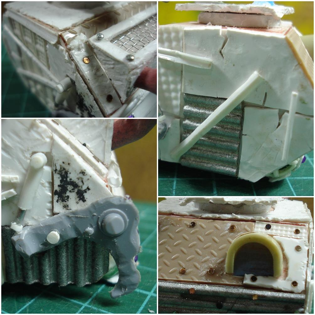 Grots, Orks, Rokkit, Scratch Build, Tank