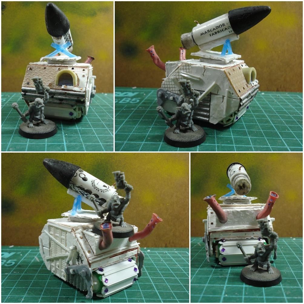 Grots, Orks, Rokkit, Scratch Build, Tank