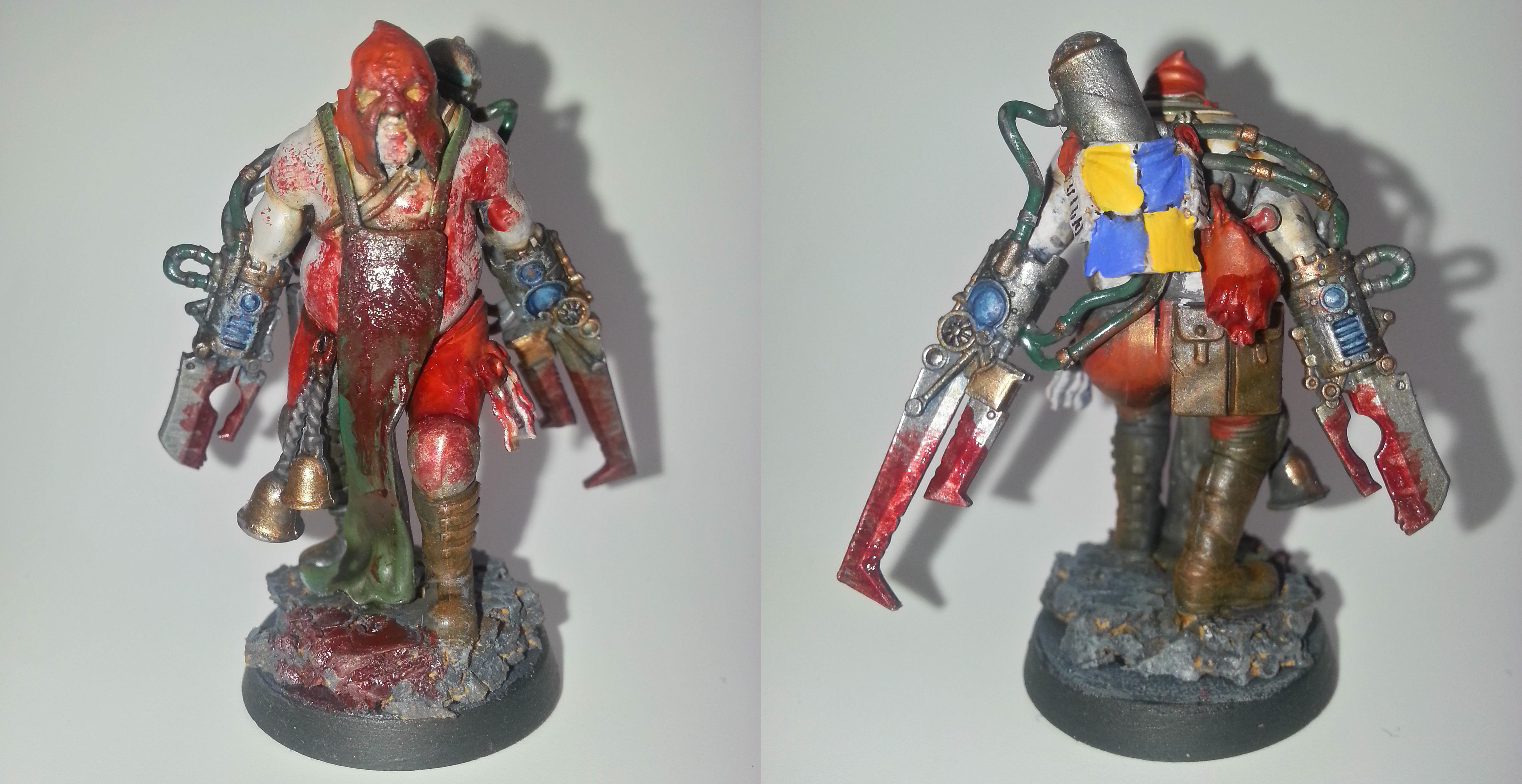 Butcher, Claws, Cultist, Cyborg, Servitors