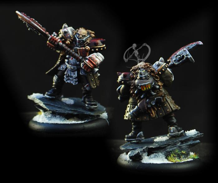 Khador, Non-Metallic Metal, Snow, Steampunk, Warmachine, Winter