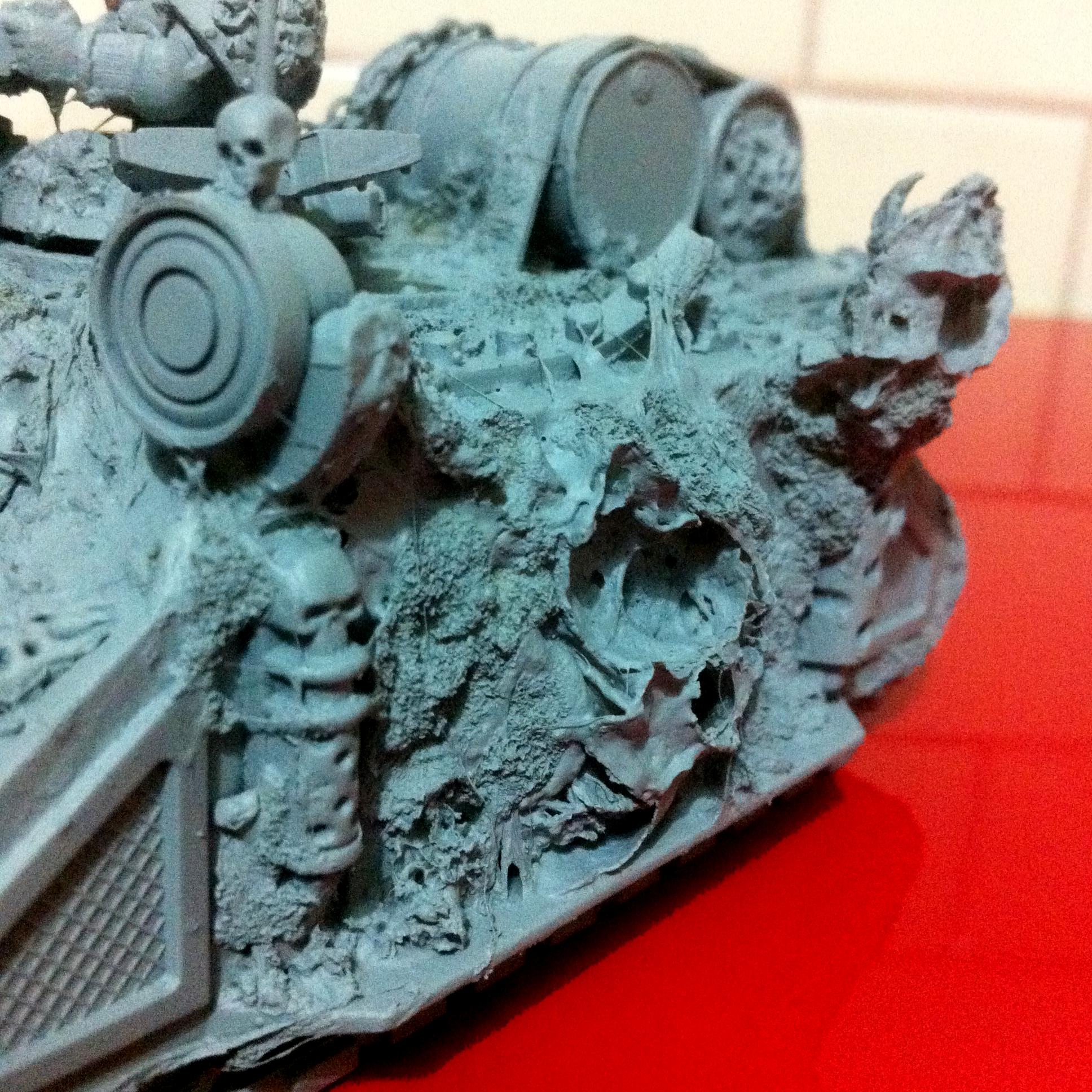 Caos, Coas Space Marine, Nurgle, Rhino