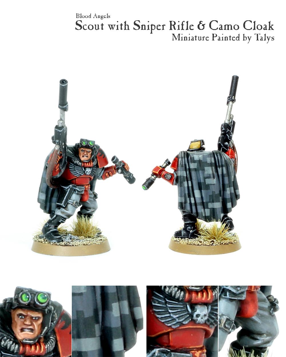 Blood Angels, Camouflage, Scouts, Snipers