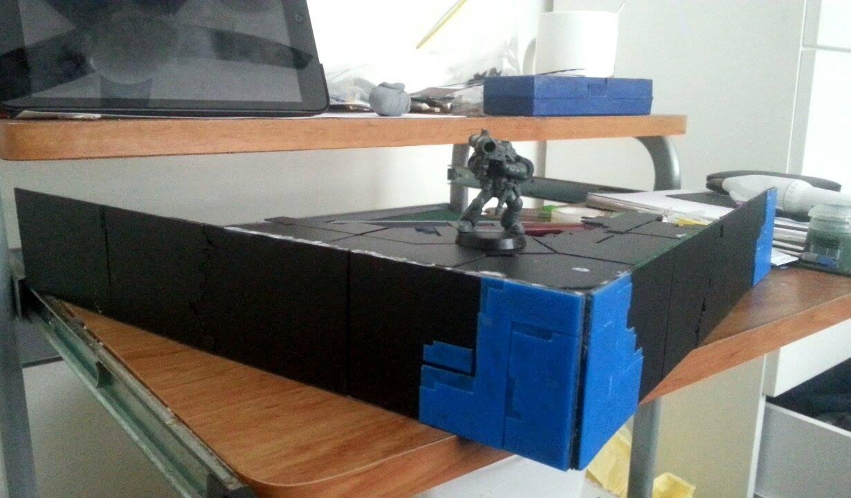 Panels glued together with Marine as reference