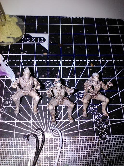 Reaver Pilots. An inversion of my Wych colours is planned