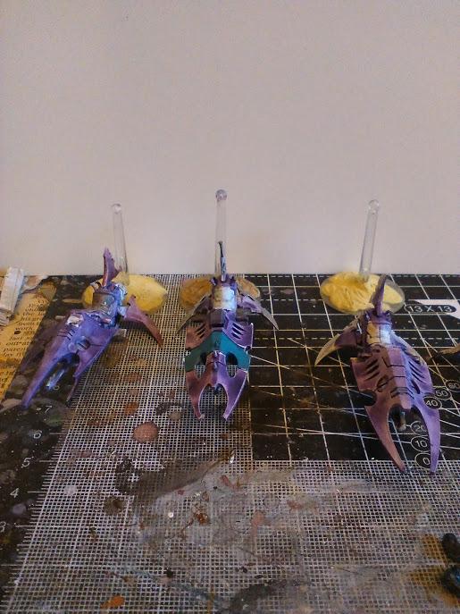 Reaver Jet Bikes Re-paint. (Ink stage)
