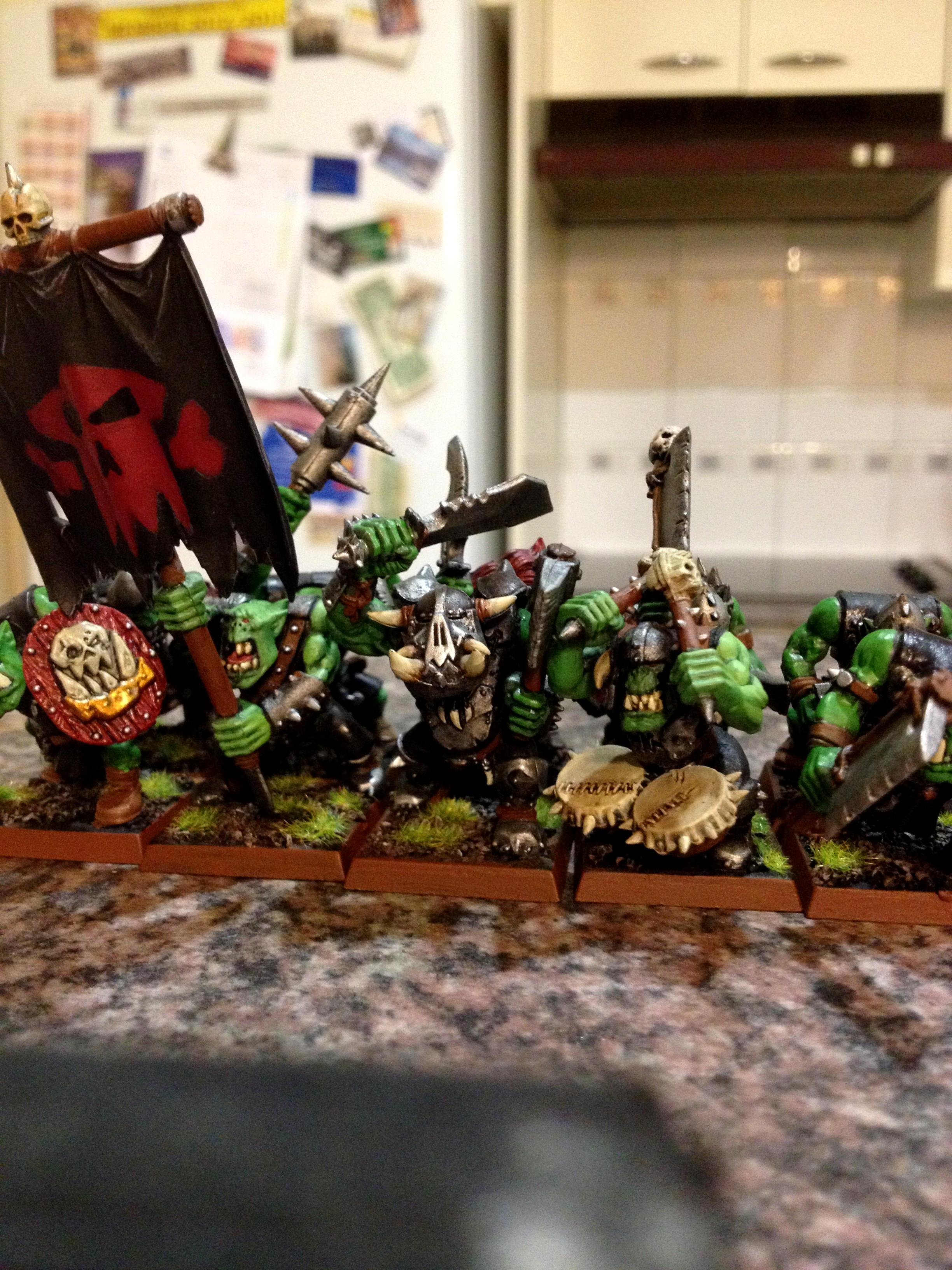 Age Of Sigmar, Orc Boyz, Orcs, Warhammer Age Of Sigmar, Warhammer Fantasy, Whf