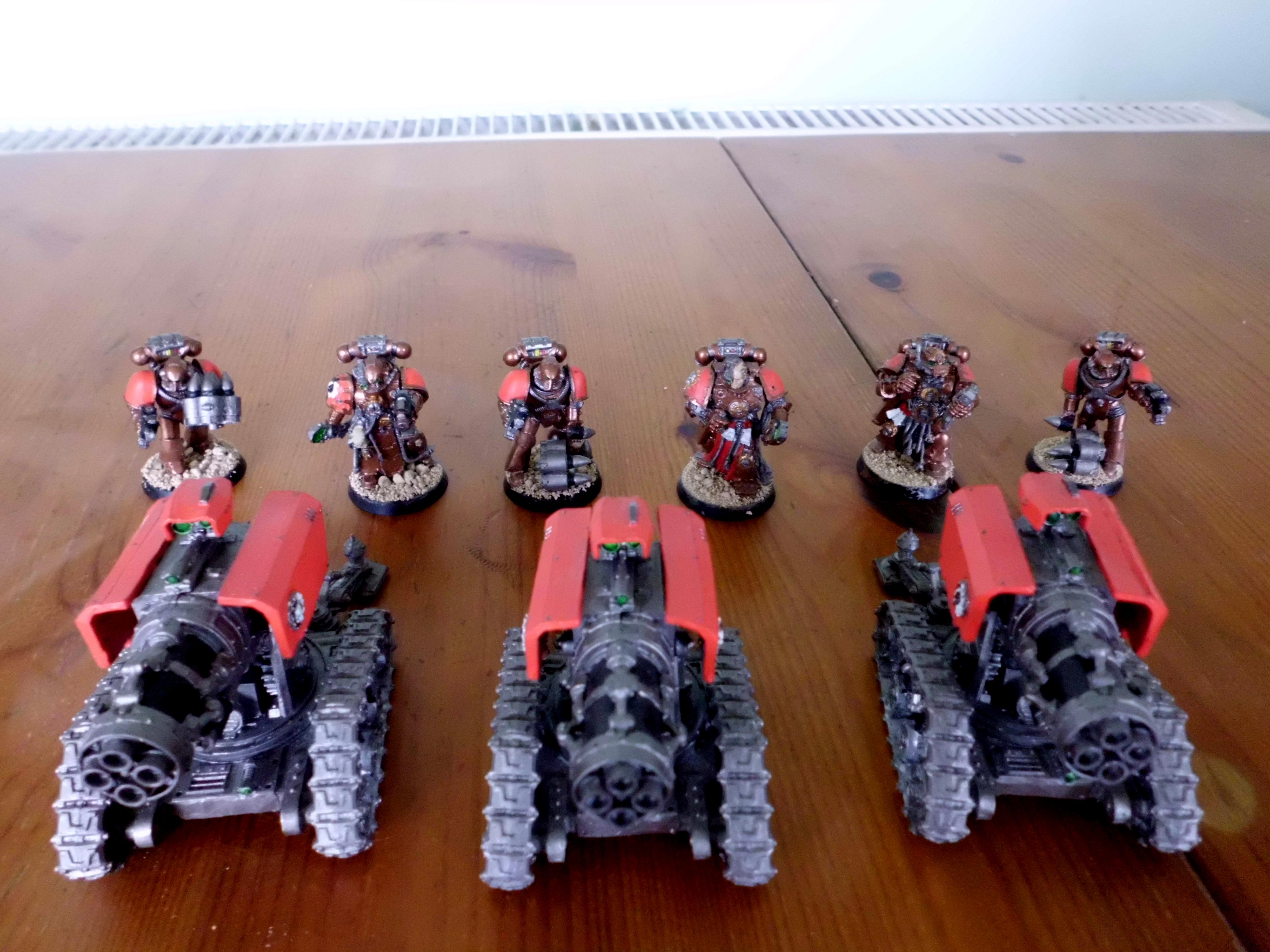 30k, Conversion, Legion Marines, Legion Rapier, Legion Rapier Conversion, Legion Rapier Quad Mortar, Quad Mortar, Quad Mortar Conversion, Shattered Legions, Thunderfire Cannon, Thunderfire Cannon Conversion, Vanilla Legion Marines