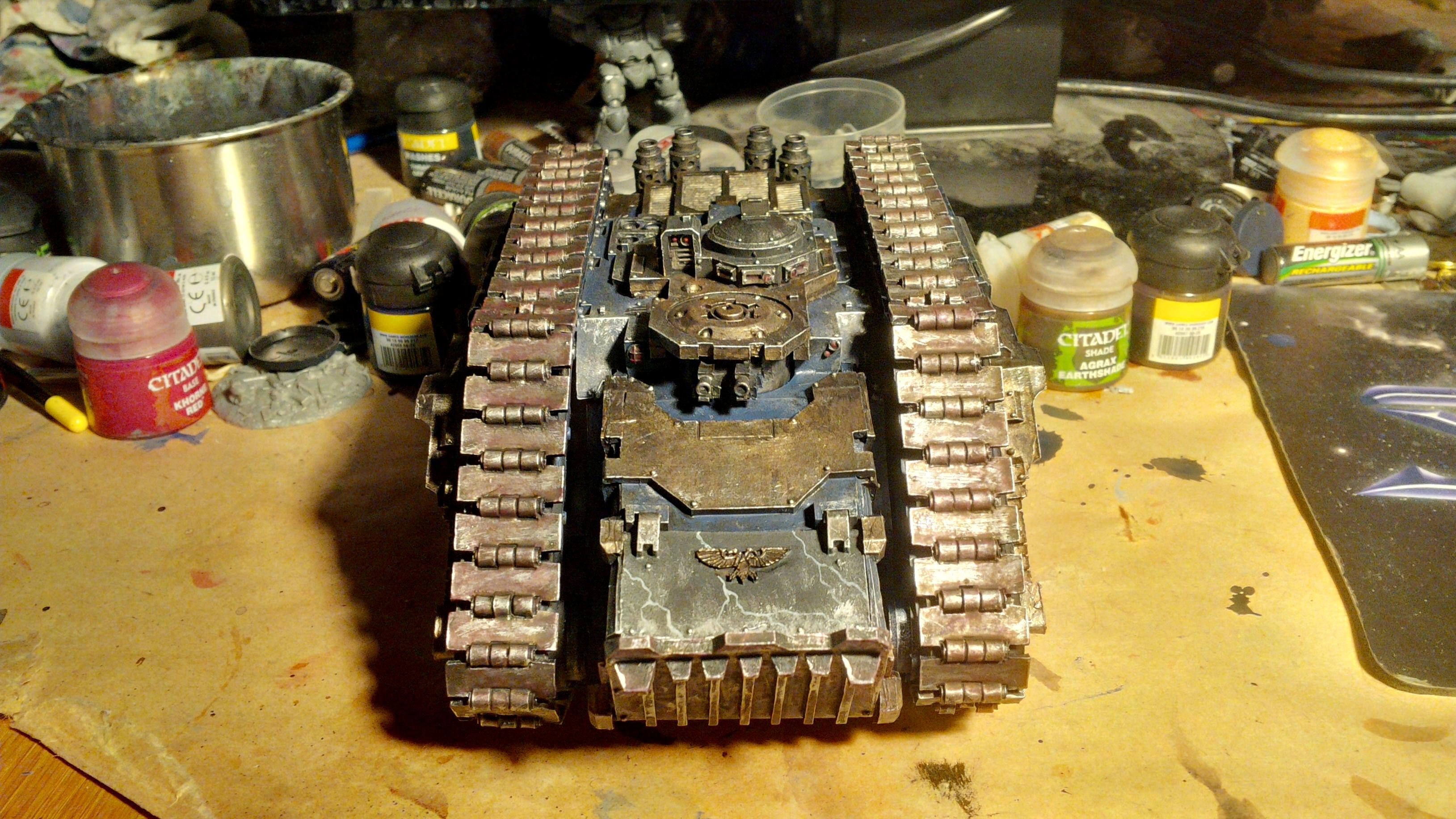 30k, Blue, Gold, Horus Heresy, Lightning, Night Lord, Spartan, Tank