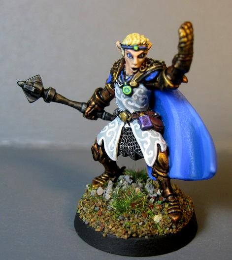 Dungeons And Dragons, Elf Cleric, Pathfinders, Reaper Mini, Reaper Miniatures