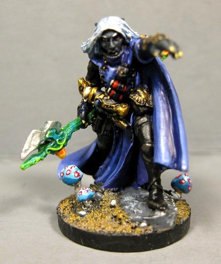 Drow Wizard, Dungeons And Dragons, Pathfinders, Reaper Miniatures, Reaper Minis, Rpg