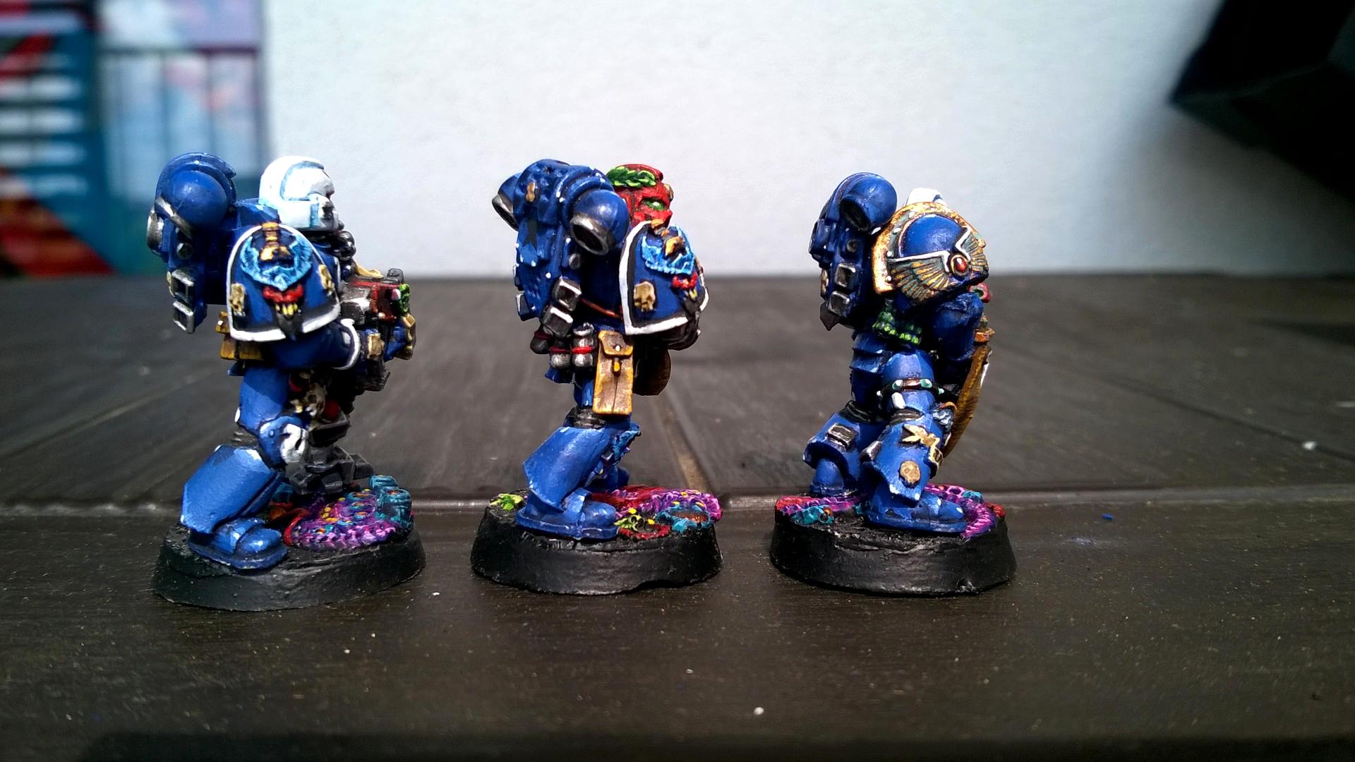 Nids, Space Marines, Tyranids, Ultramarines, Vanguard