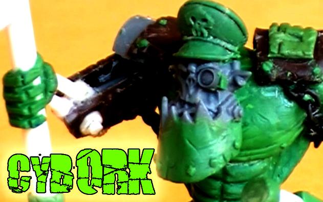 Boss, Cybork, Greenstuff, Orks, Warboss, Warhammer 40,000