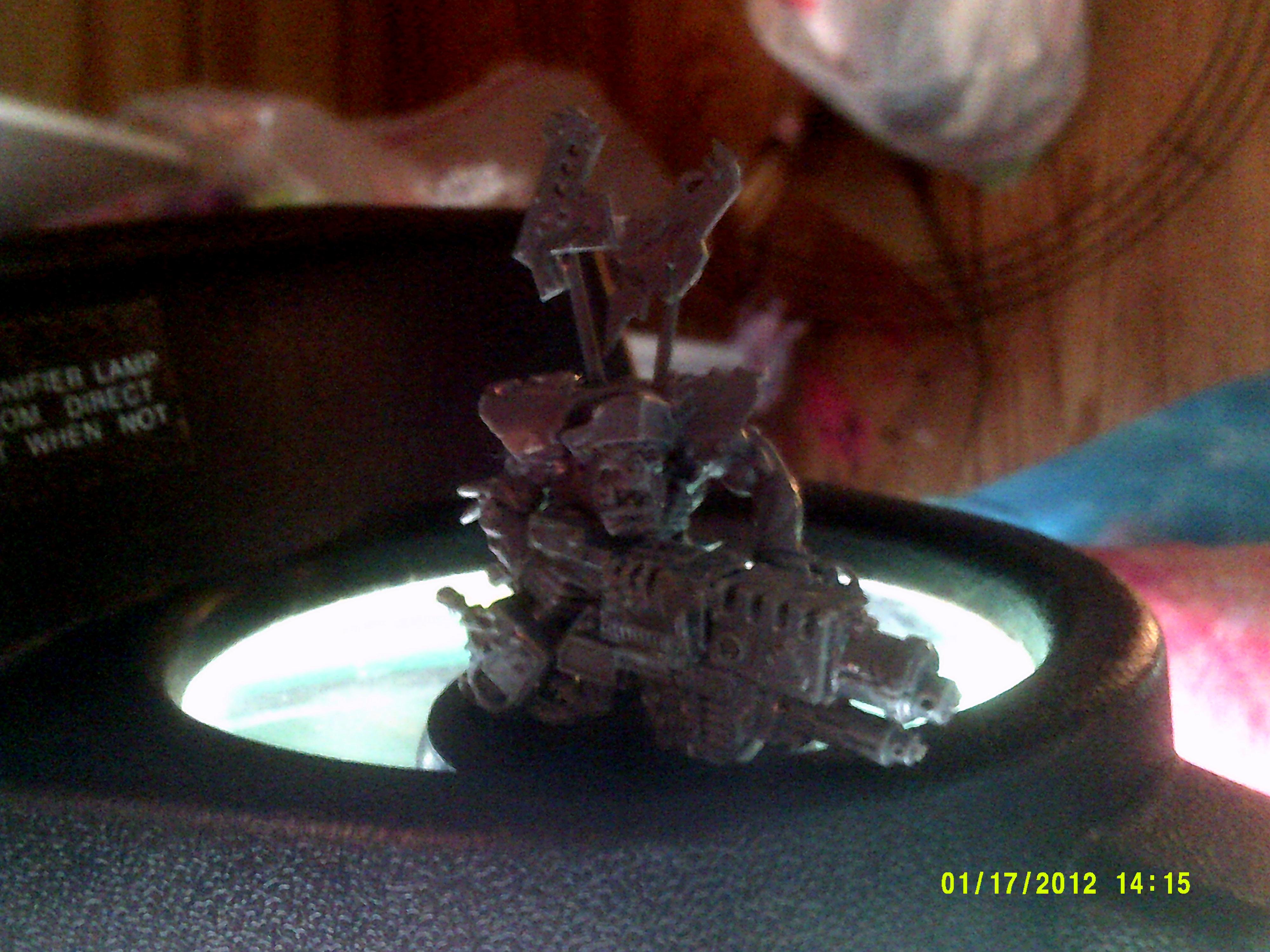 Flash git on lamp I use to paint minis with