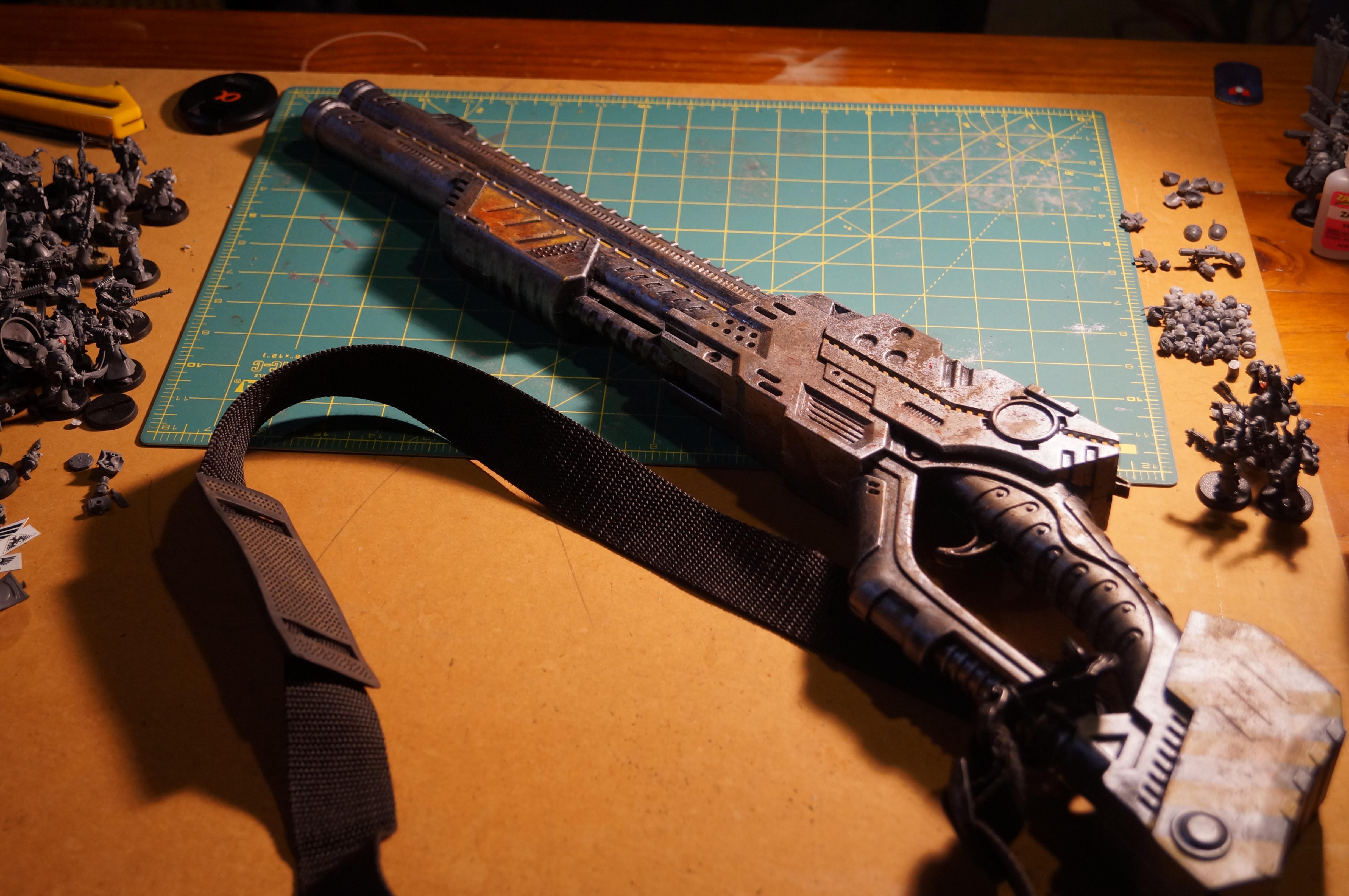 The shotgun! 