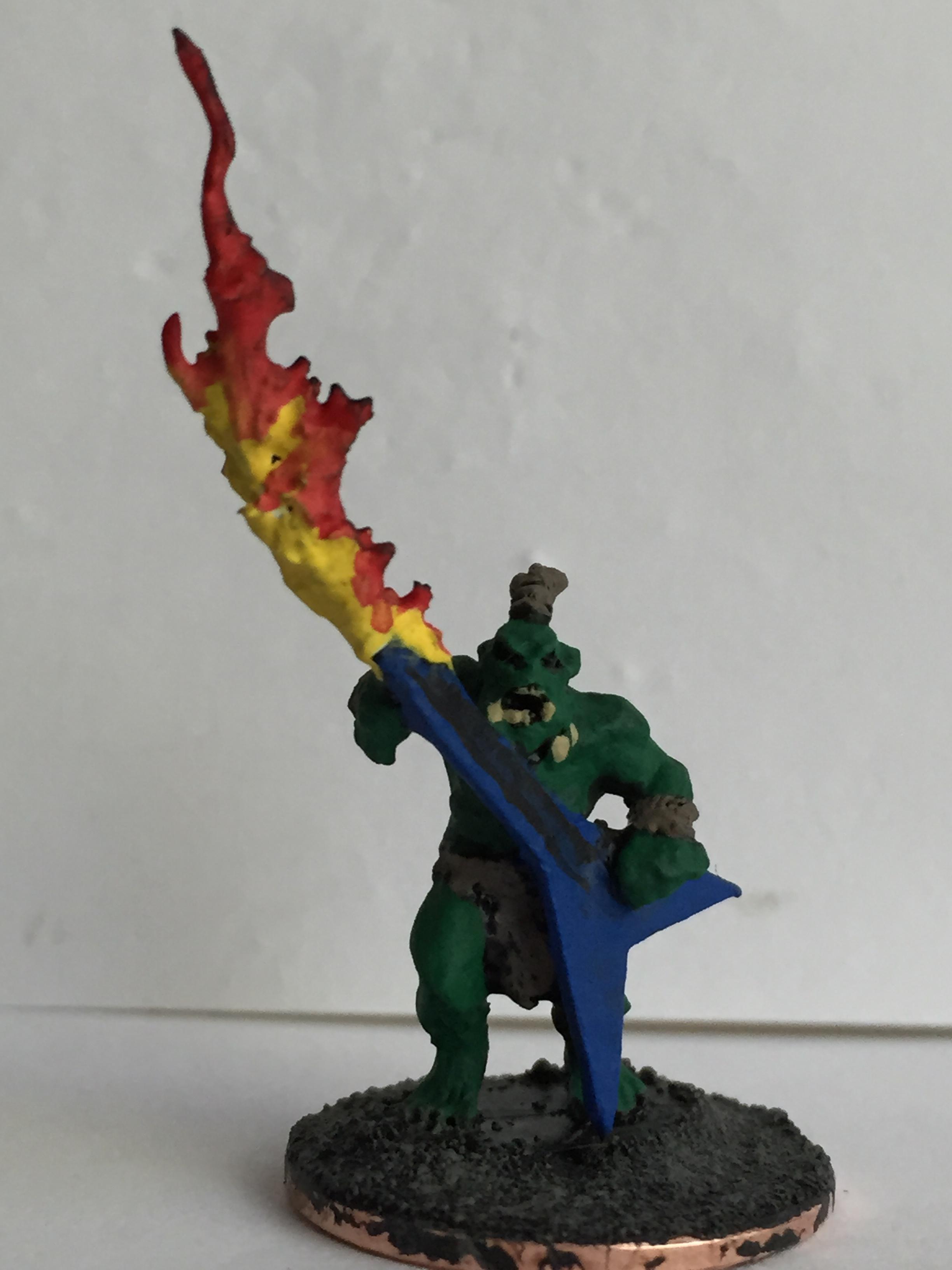 Here is flaming guitar guy. So far my only finished mad max inspired model. I