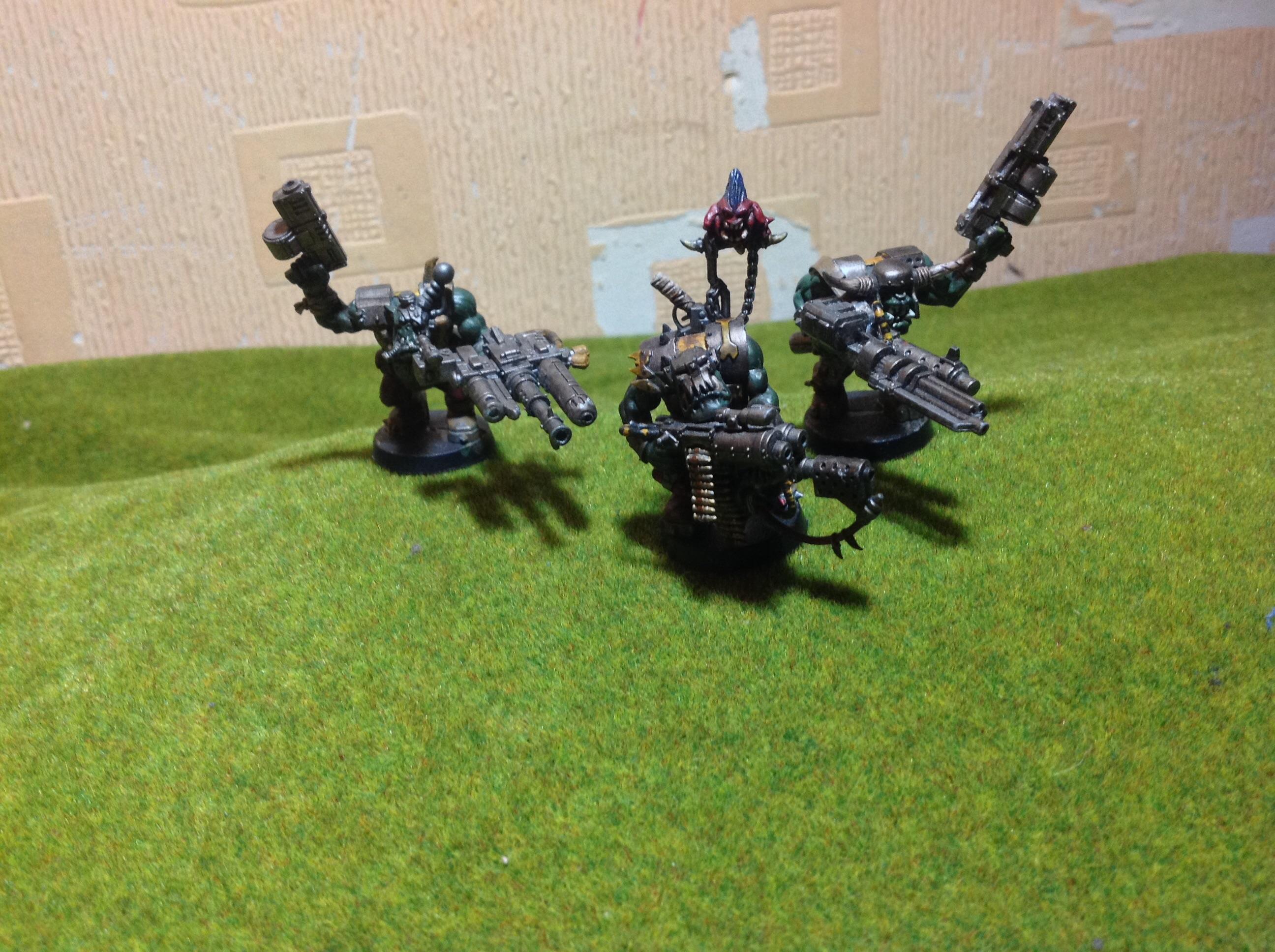 Flash Gitz, Orks, My custom-made flash gitz(Front view)