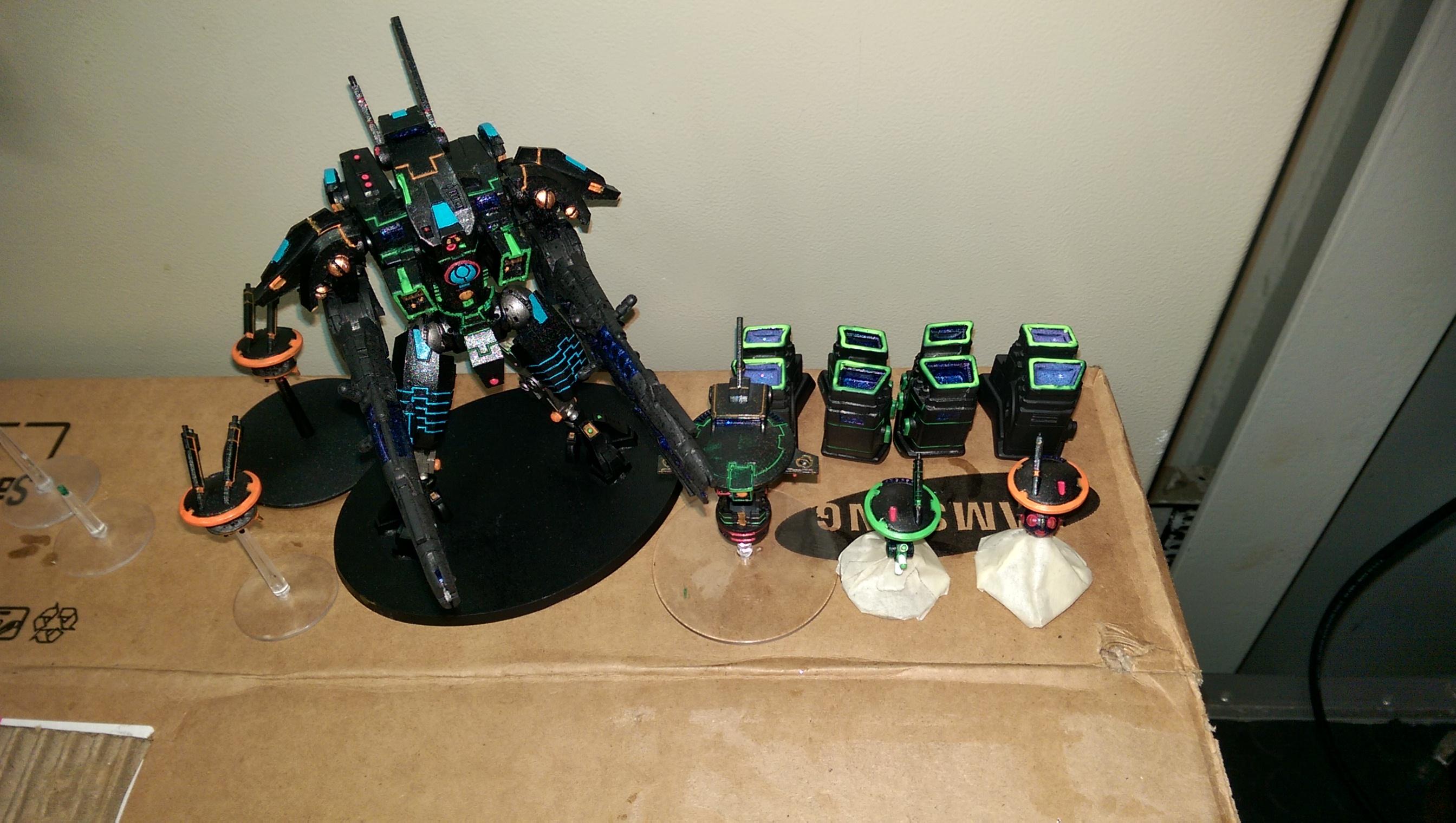 Army, Drone, Forge World, Neon, Recon, Tau, Tron