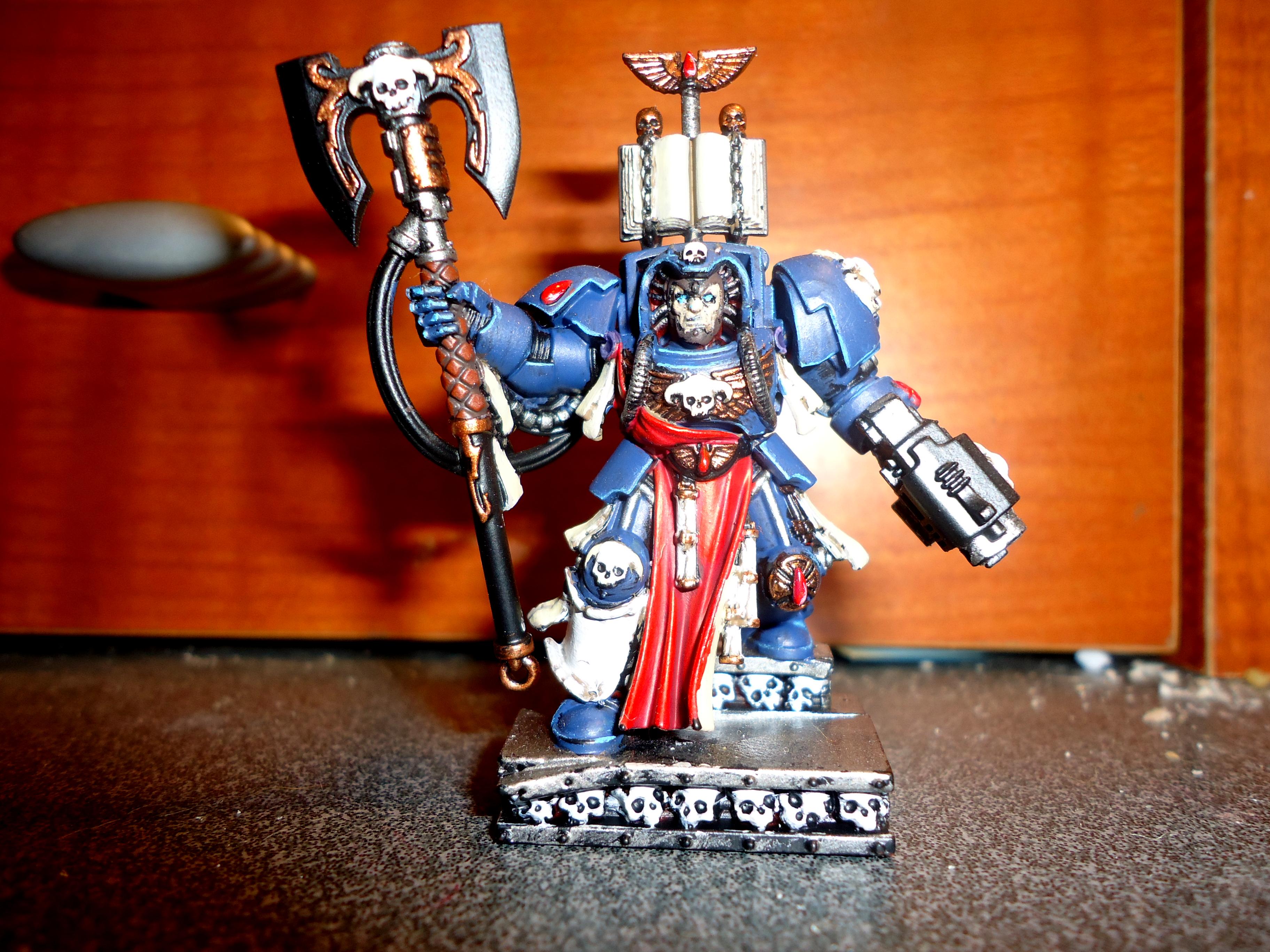 Blood Angels, Calisterius, Librarian, Space Marines, Terminator Armor