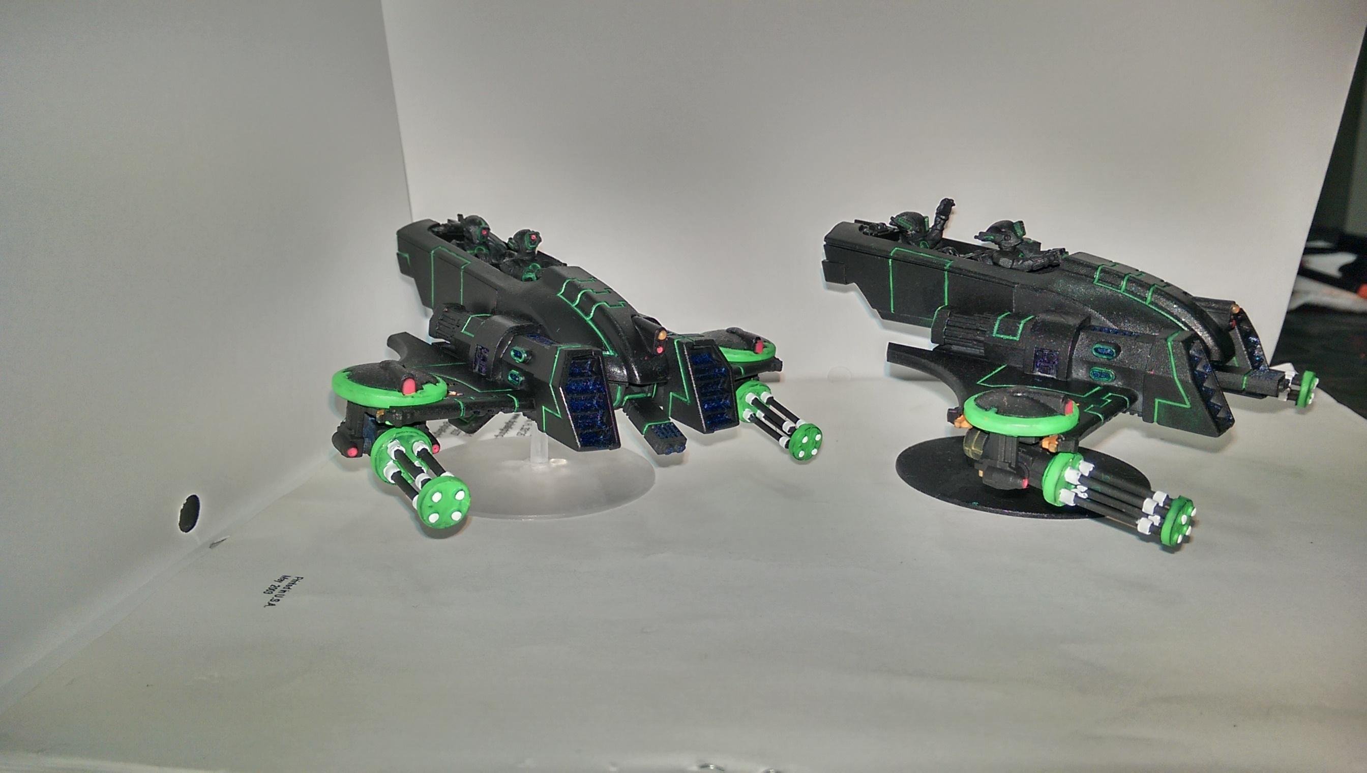 42, Army, Neon, Painting, Piranha, Tau, Tron, Tx, Warhammer 40,000