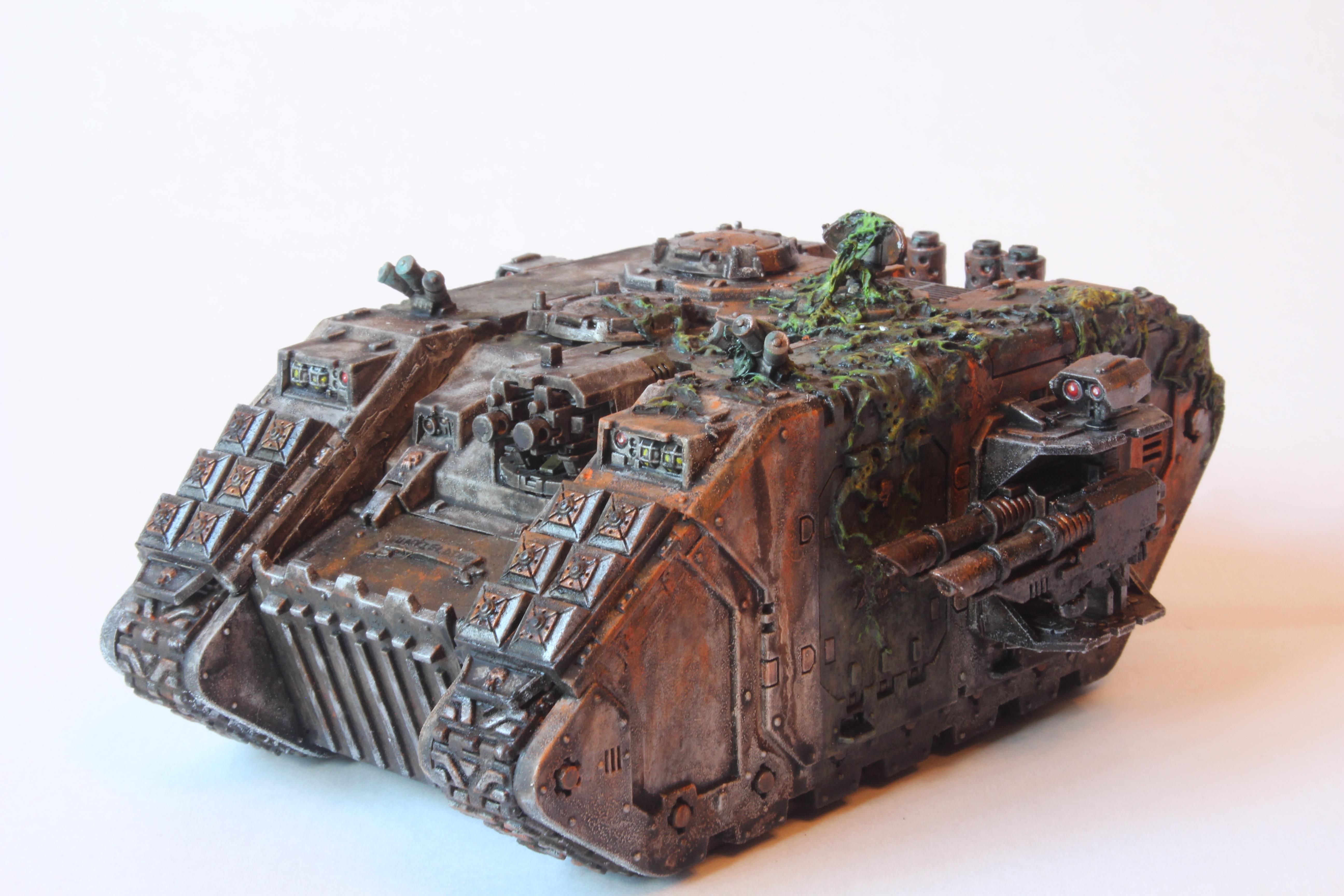 14th Legion, 30k, Chaos, Chaos Space Marines, Death Guard, Forge World, Heavy Bolter, Horus Heresy, Land Raider, Las Cannon, Nurgle, Unyielding, Warhammer Fantasy