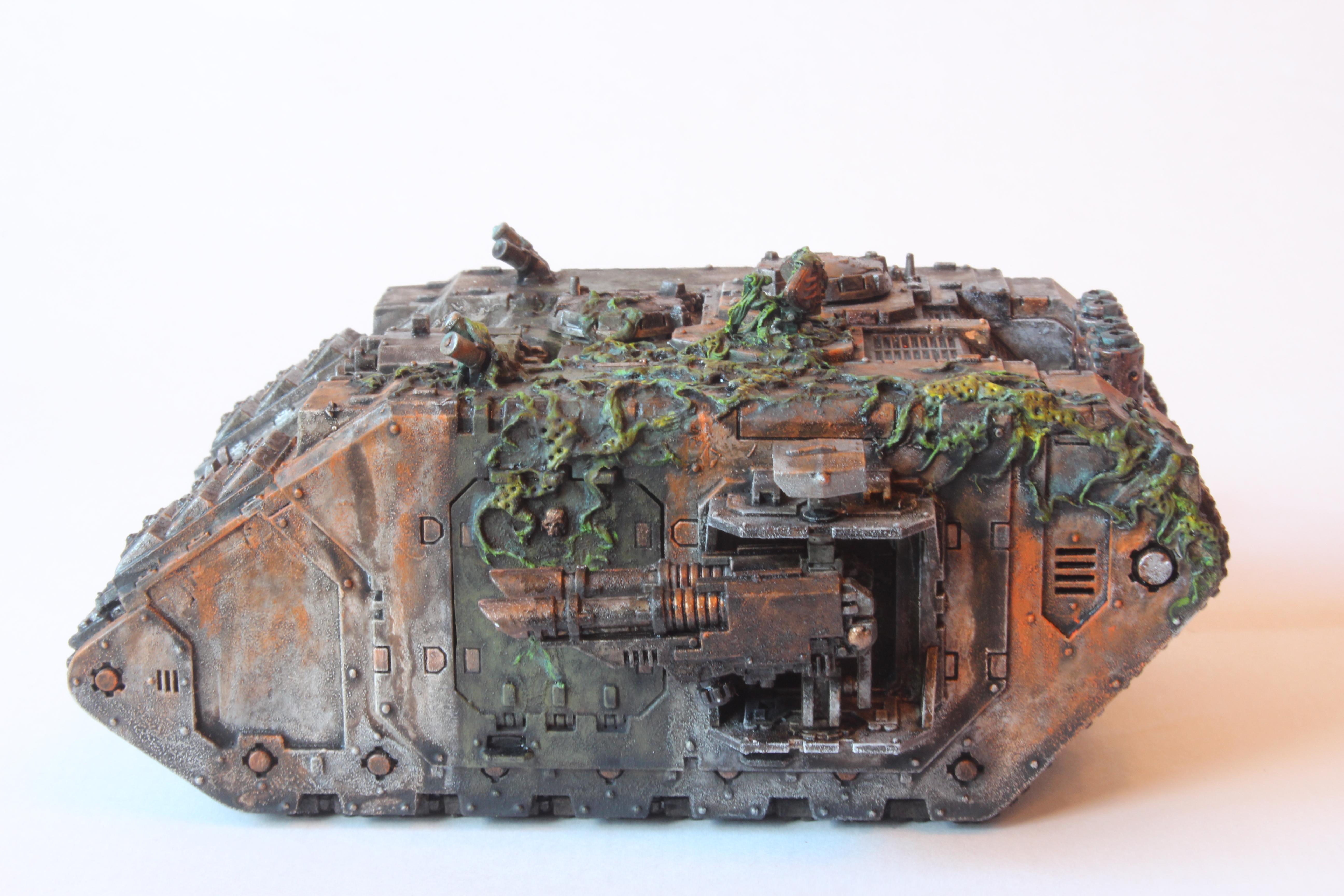 14th Legion, 30k, Chaos, Chaos Space Marines, Death Guard, Forge World, Heavy Bolter, Horus Heresy, Land Raider, Las Cannon, Nurgle, Unyielding, Warhammer Fantasy