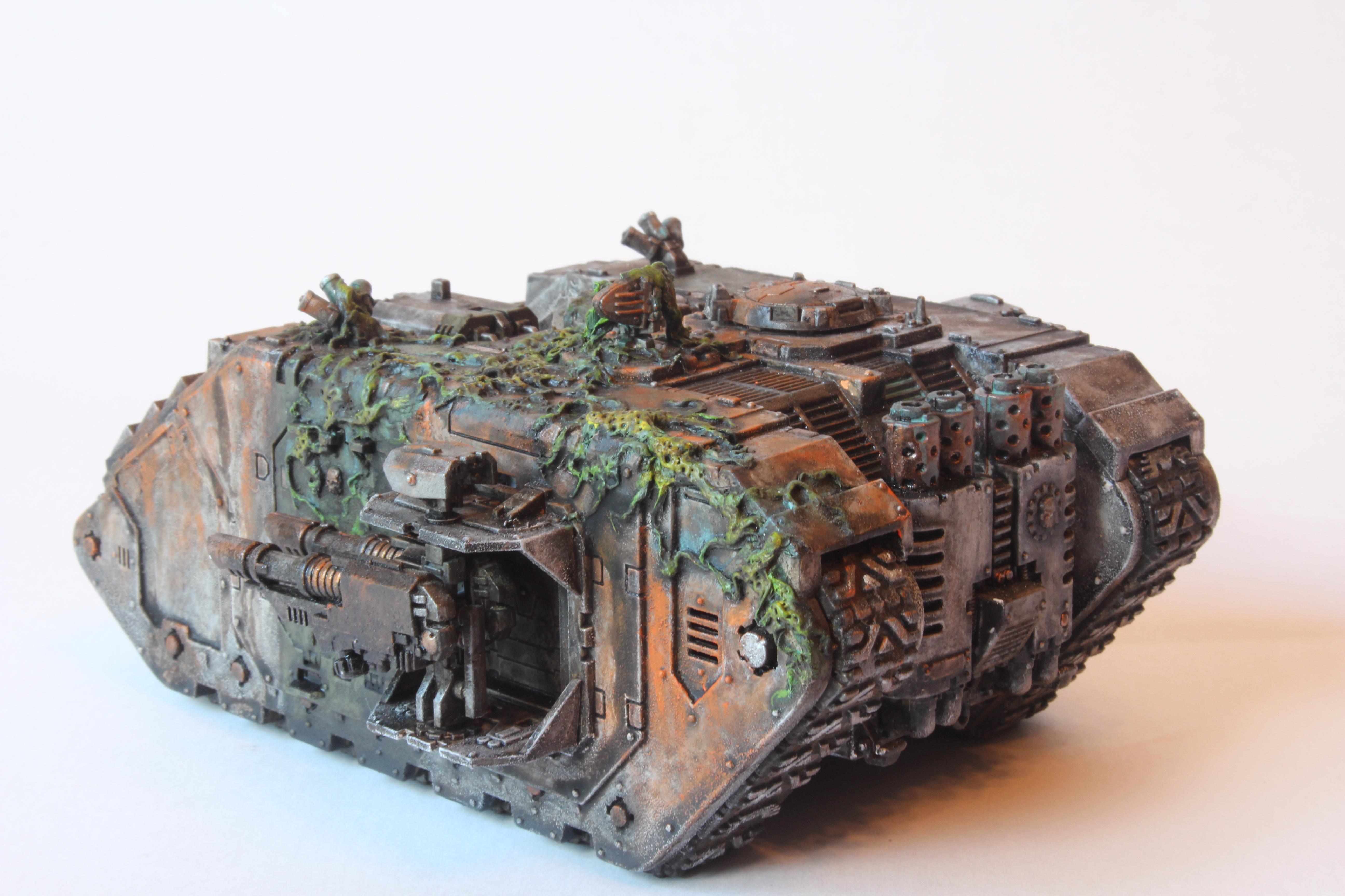 14th Legion, 30k, Chaos, Chaos Space Marines, Death Guard, Forge World, Heavy Bolter, Horus Heresy, Land Raider, Las Cannon, Nurgle, Unyielding, Warhammer Fantasy