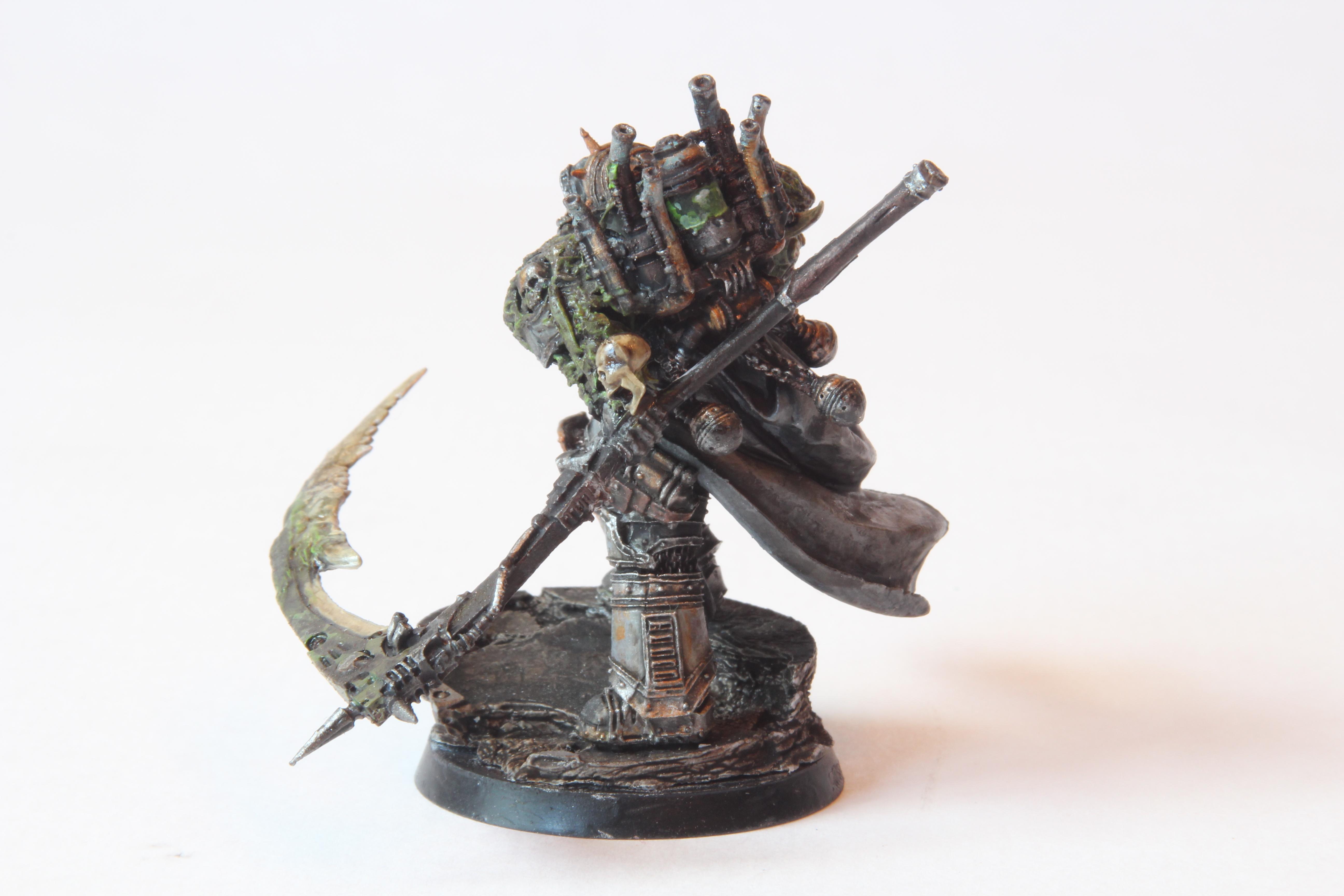 14th Legion, 30k, Barbarn Plate, Conversion, Count The Seven, Death Guard, Death Lord, First Son Of Nurgle, Forge World, Greenstuff, Horus Heresy, Lord Of Barbarous, Mortarion, Nurgle, Primarch, Prince Of Decay, Reaper, Silence, Skull, Warhammer Fantasy