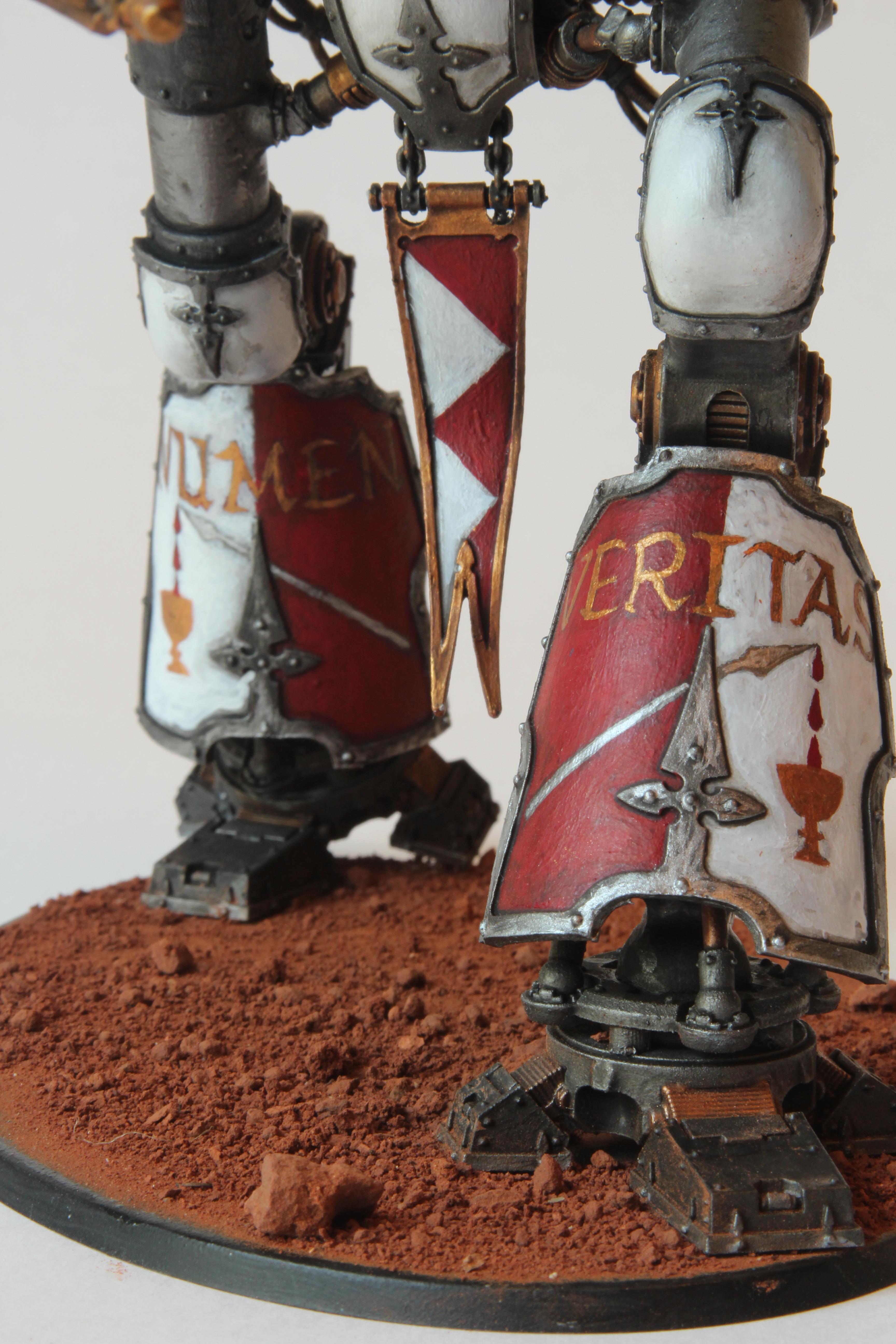 Cerastus, D Weapon, Forge World, Grail, Imperium, Ion Shield, Knight Lancer, Knights, Lancer, Mechanicum, Princeps, Red, Stomp, Templar, The Emporer, White