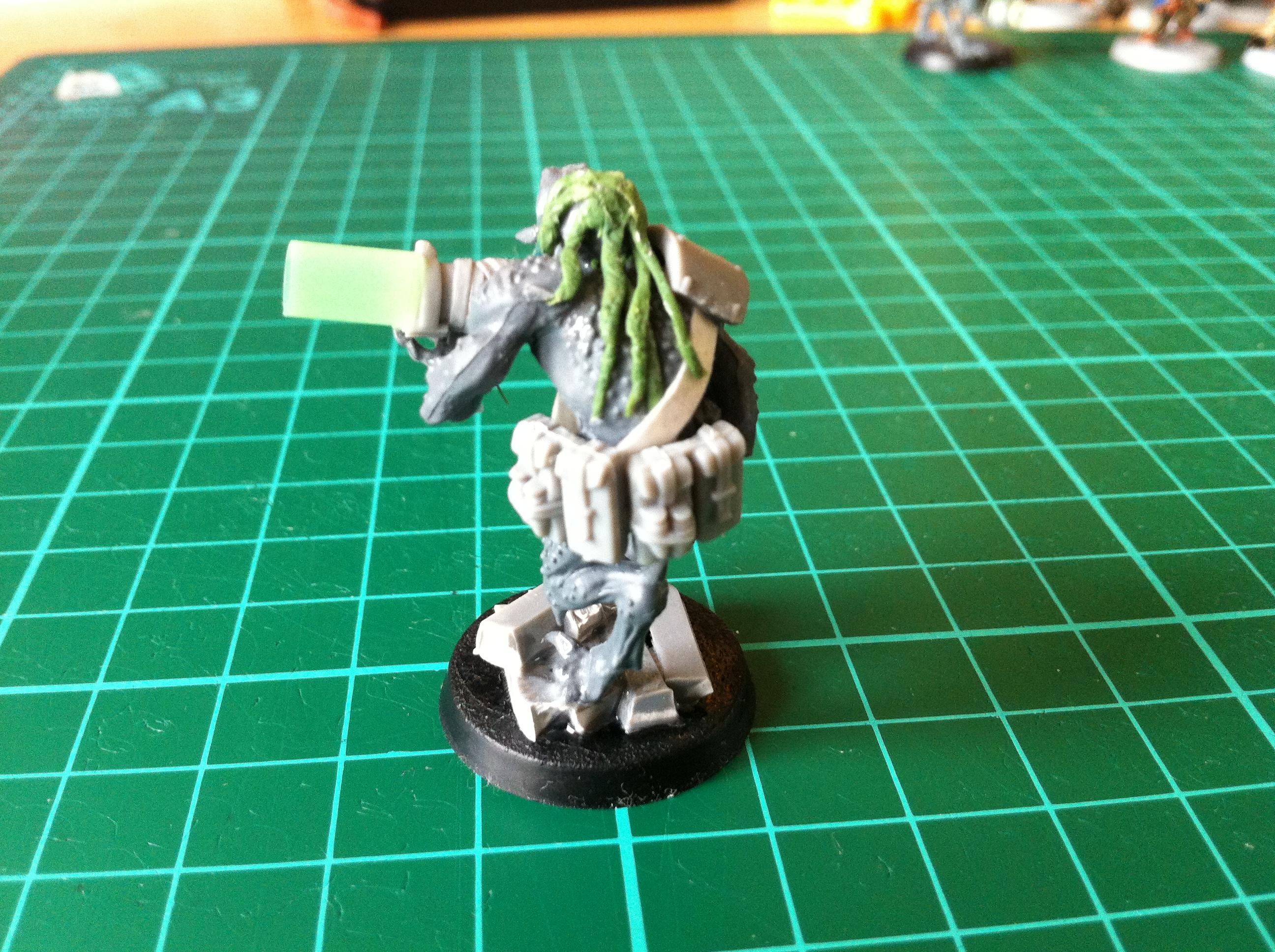 Necromunda, scalies - scatter cannon