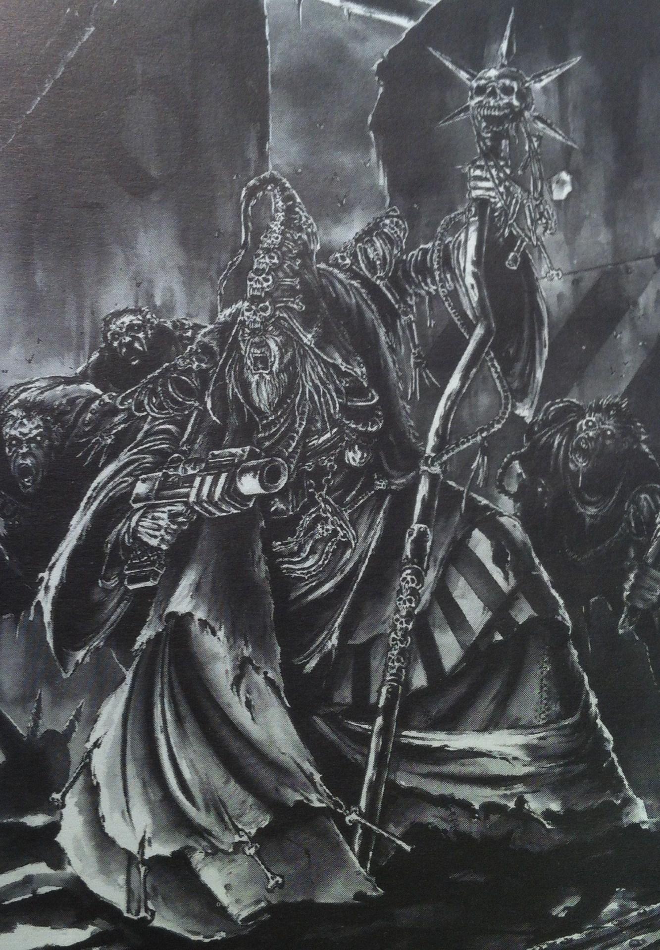 Necromunda, the image used to model king redwart