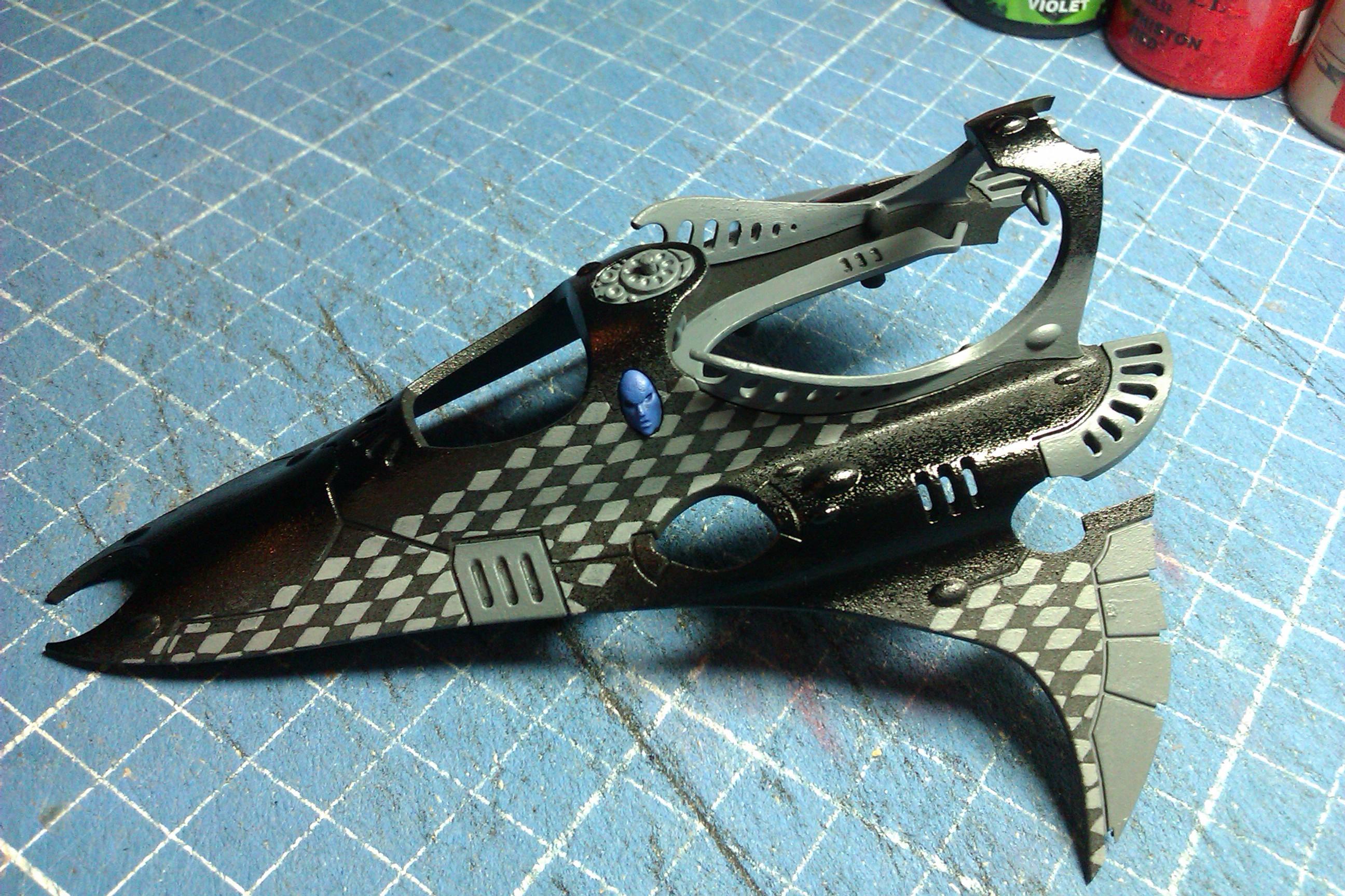 Eldar, Greyscale, Harlequins, Warhammer 40,000
