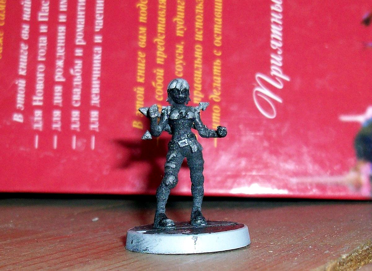 28mm, 3d, 3d Printed, Chan, Chaos, Cultist, Girl, Miniature, Models, Printer, Shapeways, Warhammer 40,000, Warhammer Fantasy
