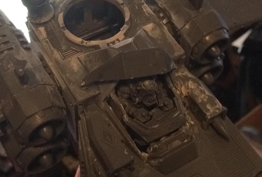 Removed putty and gunner port