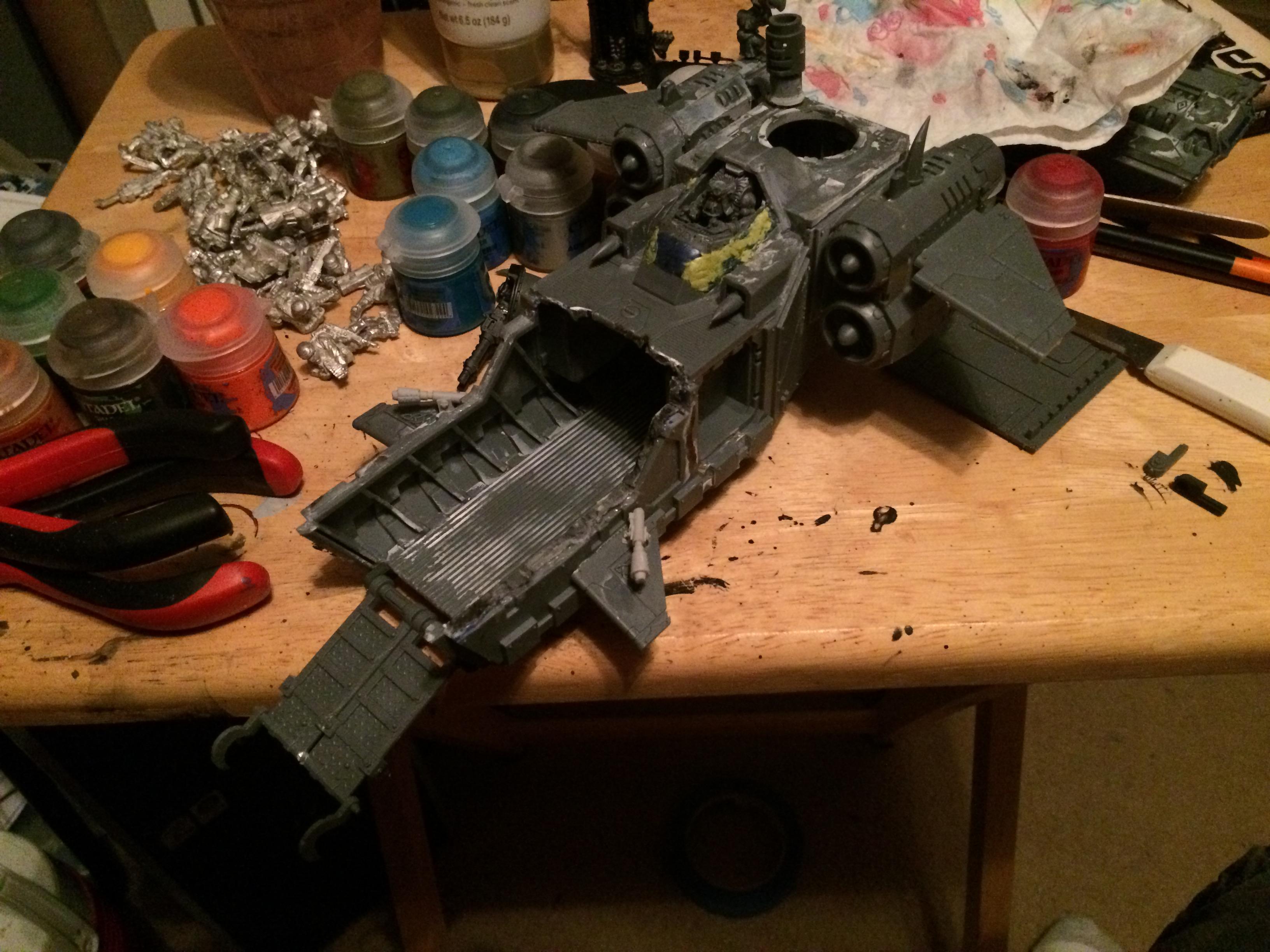 New putty to fill in the gaps and attached assault ramp