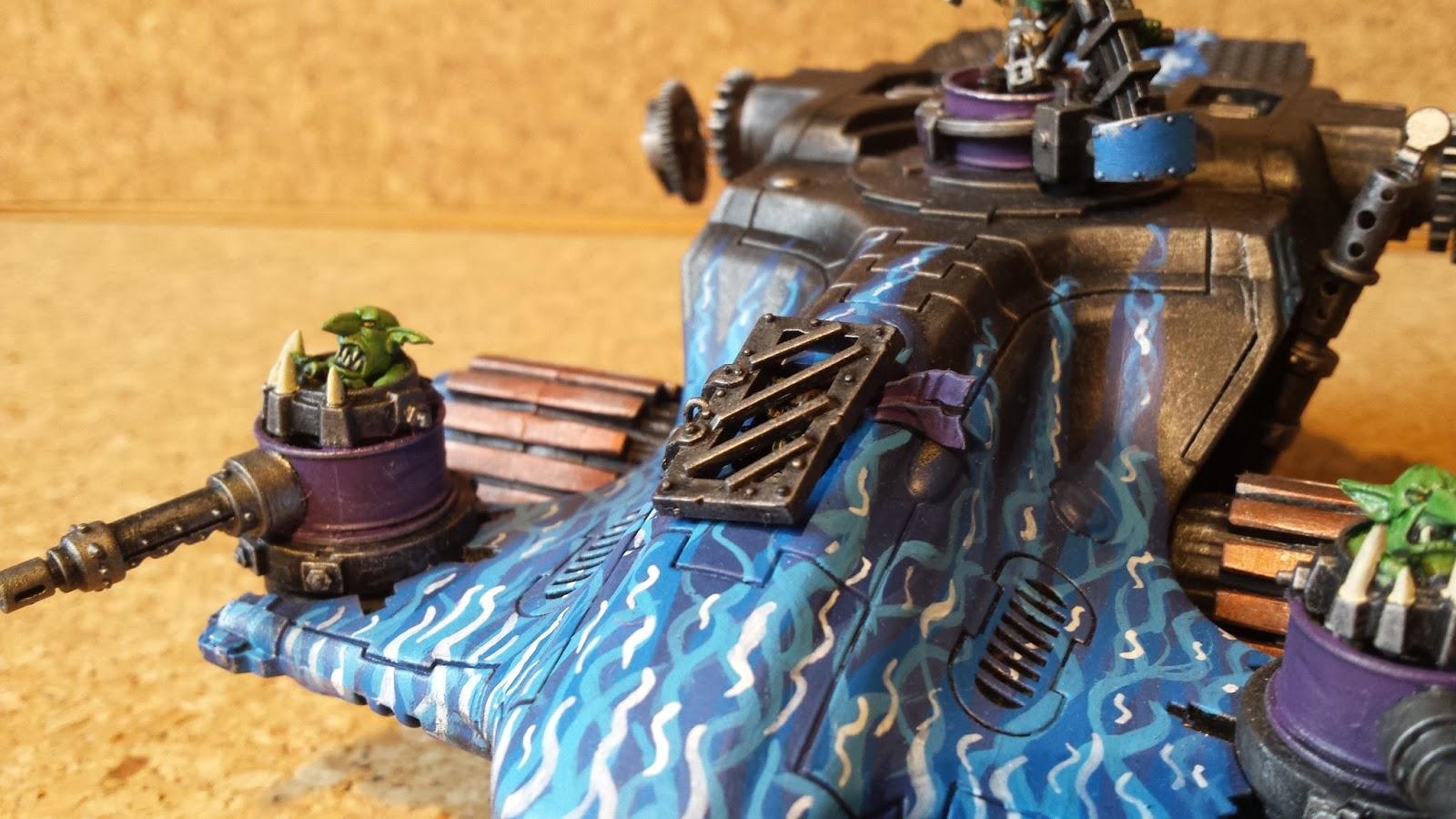 Grot Pilot, Looted Devilfish, Looted Wagon, Ork Vehicle, Orks, Tau Vehicle