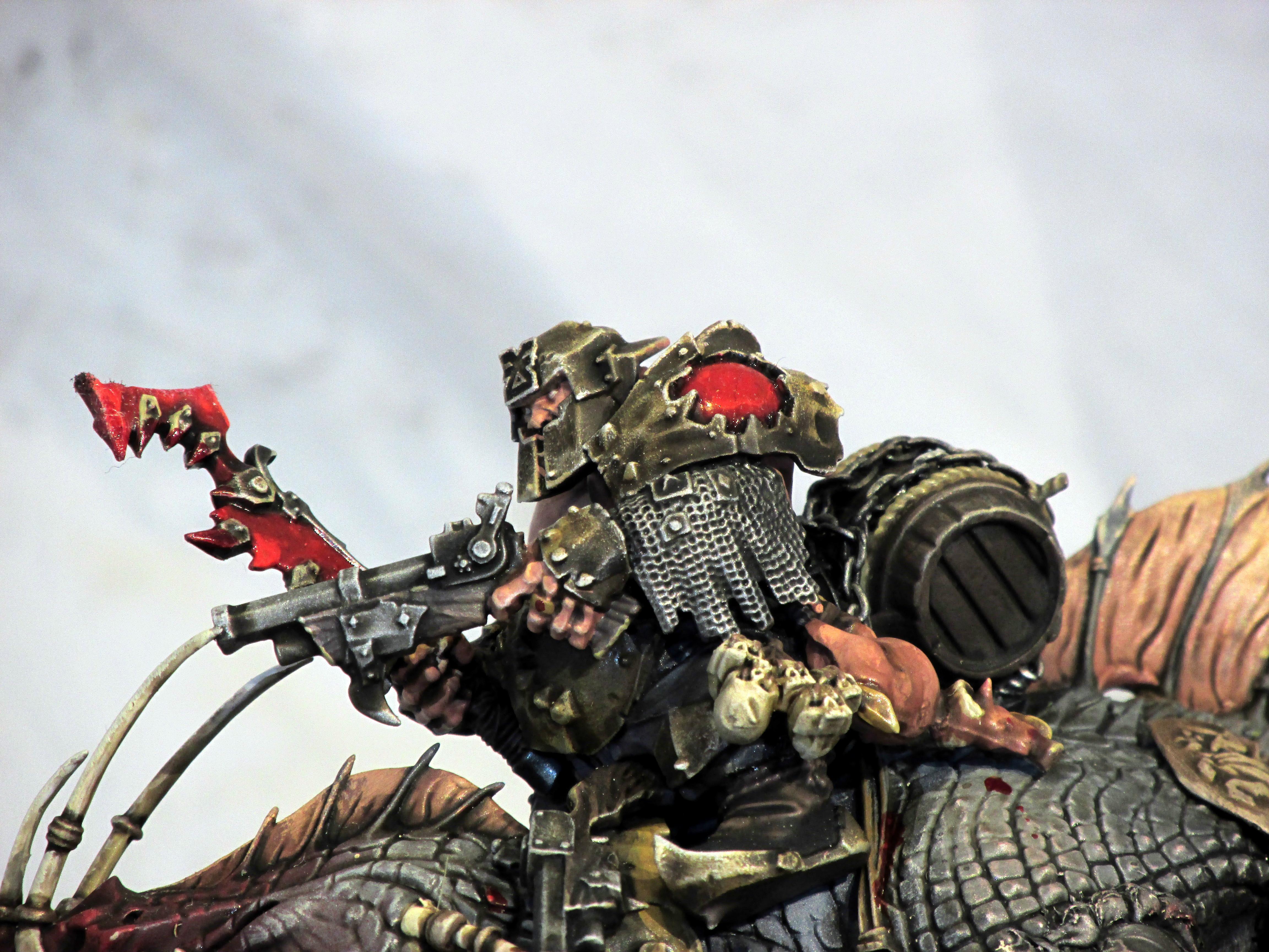 Ogre Tyrant of Skull Throne on Hellbeast