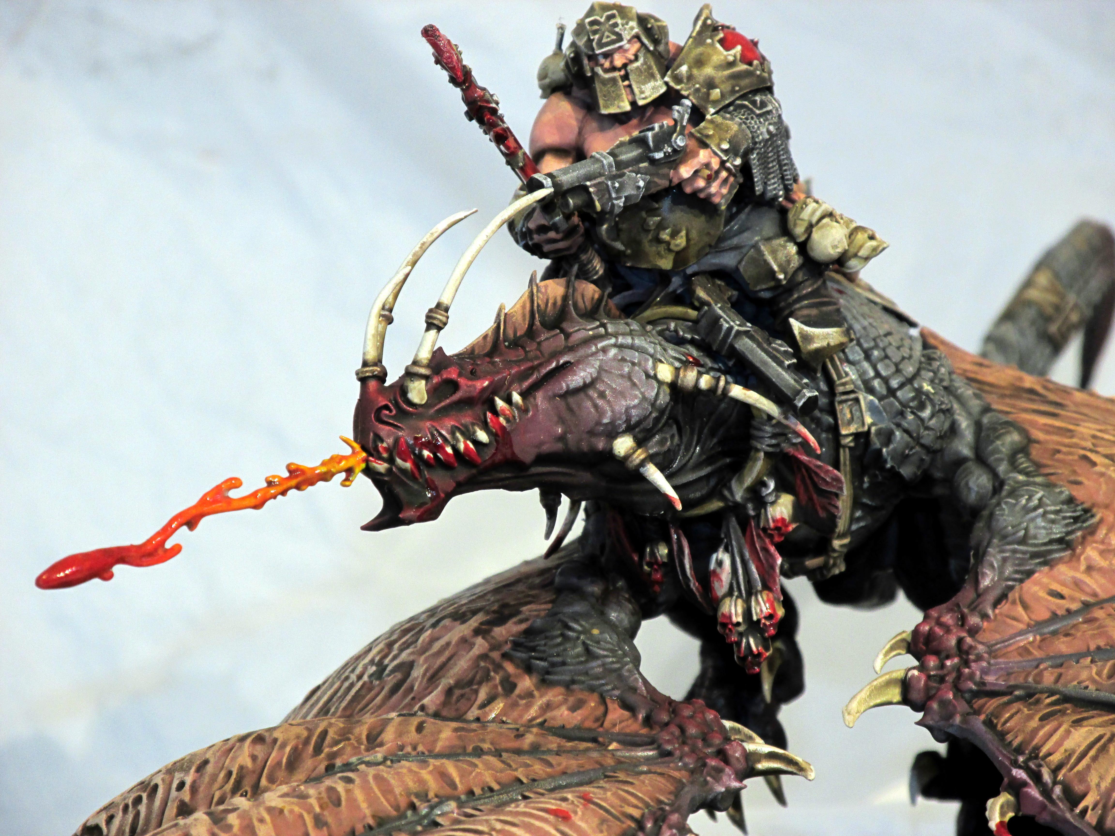 Ogre Tyrant of Skull Throne on Hellbeast