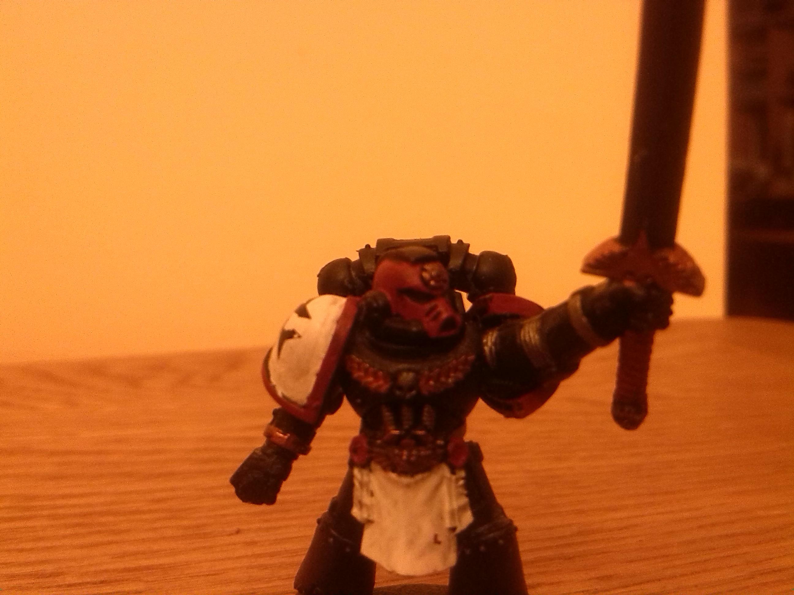 28mm, Black, Black Templars, Champion, Emperor's Champion, Games Workshop, Painted, Space Marines, Sword, Templar, Warhammer 40,000