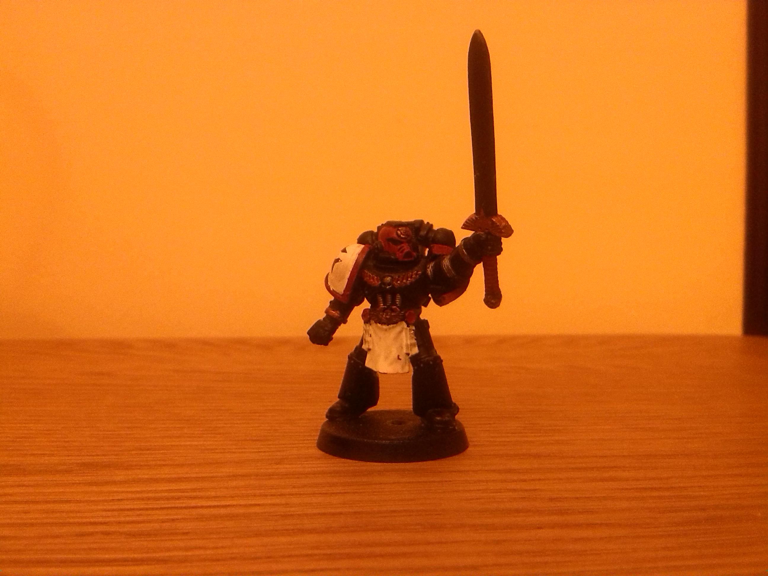 28mm, Black, Black Templars, Champion, Emperor's Champion, Games Workshop, Painted, Space Marines, Sword, Templar, Warhammer 40,000