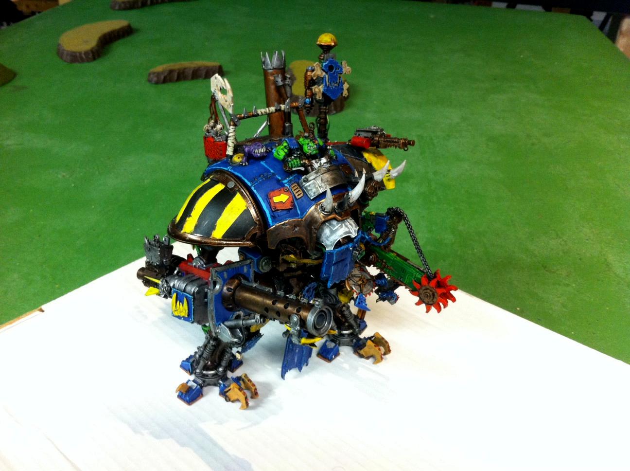 Big Mek, Conversion, Knights, Looted, Orks, Stolen, Warhammer 40,000