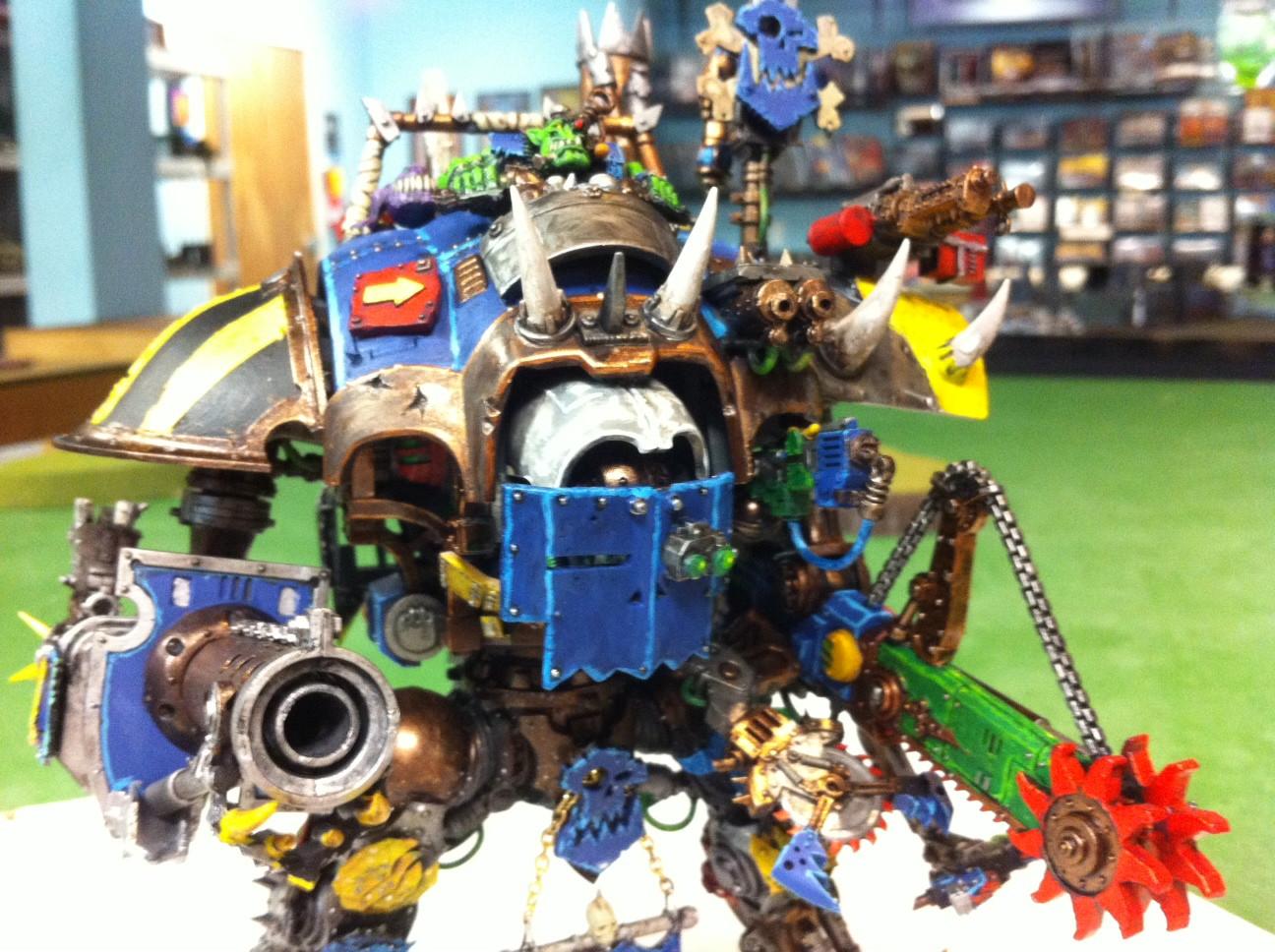 Big Mek, Conversion, Knights, Looted, Orks, Stolen, Warhammer 40,000