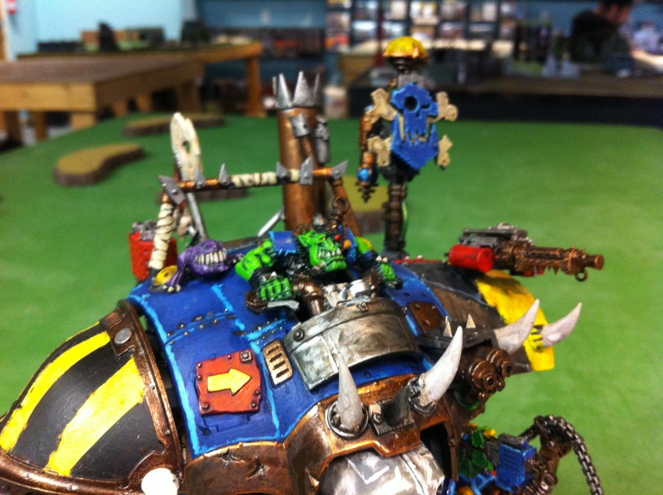 Big Mek, Conversion, Knights, Looted, Orks, Stolen, Warhammer 40,000