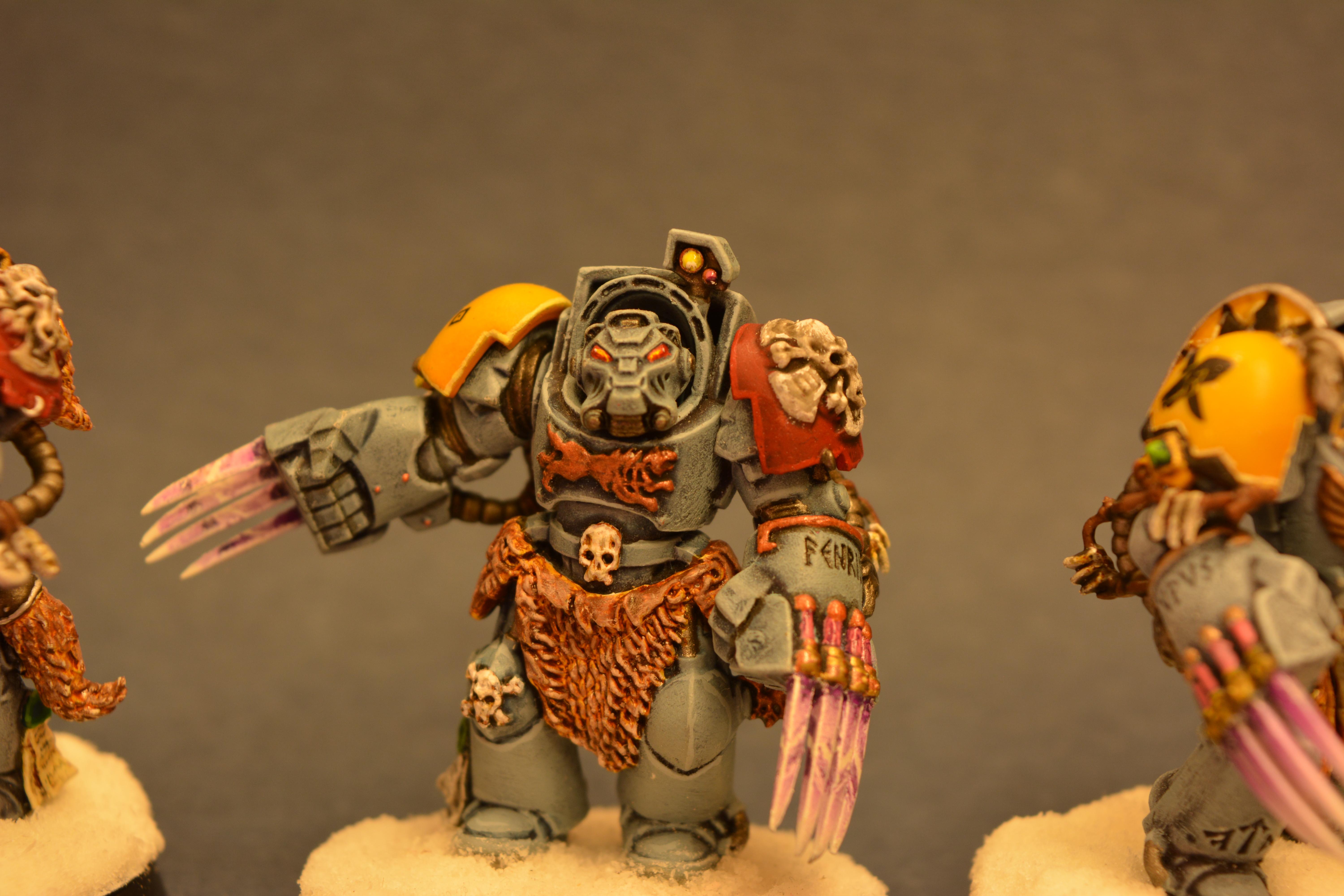 Lightning Claws, Space Marines, Space Wolves, Terminator Armor