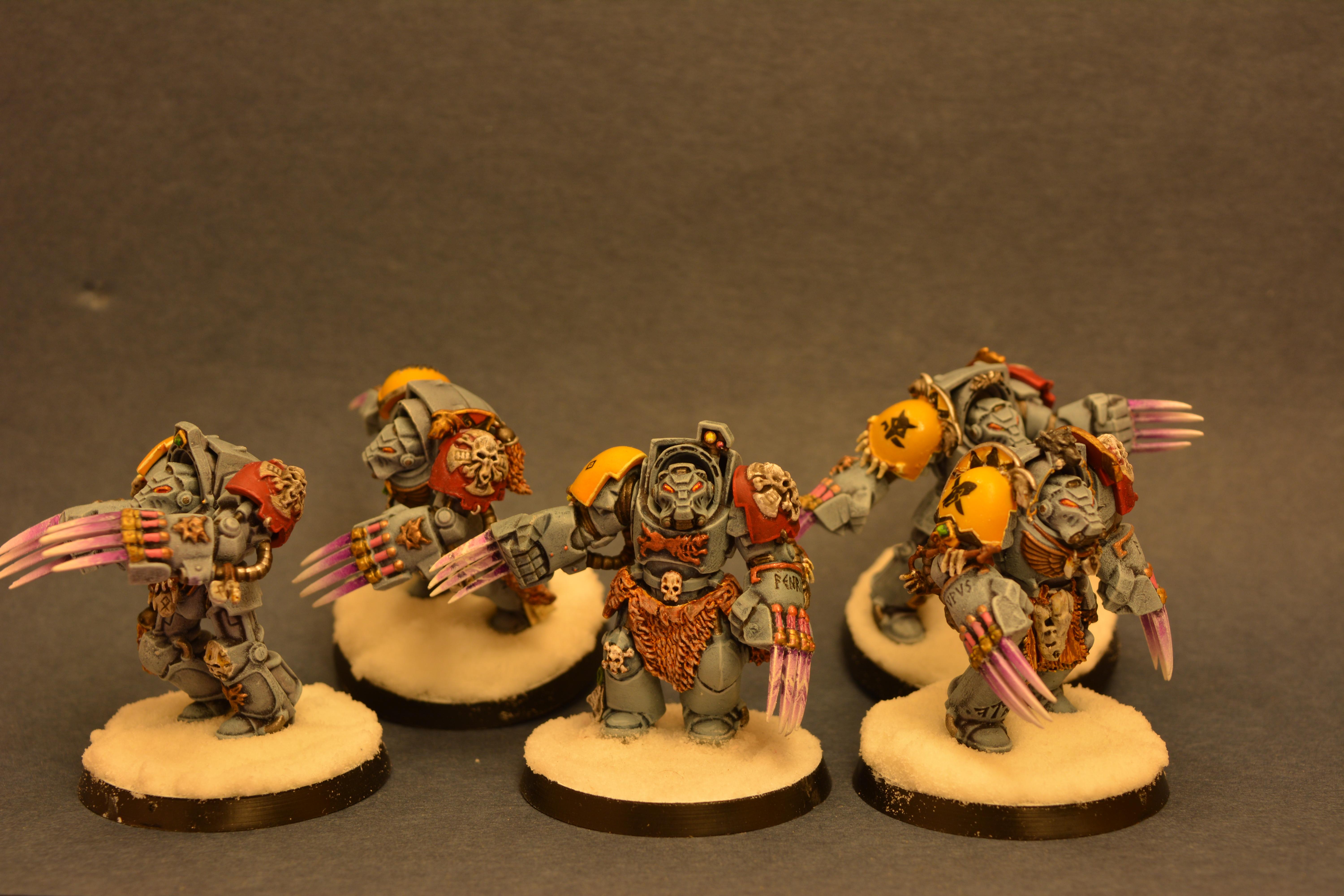 Space wolves, terminators