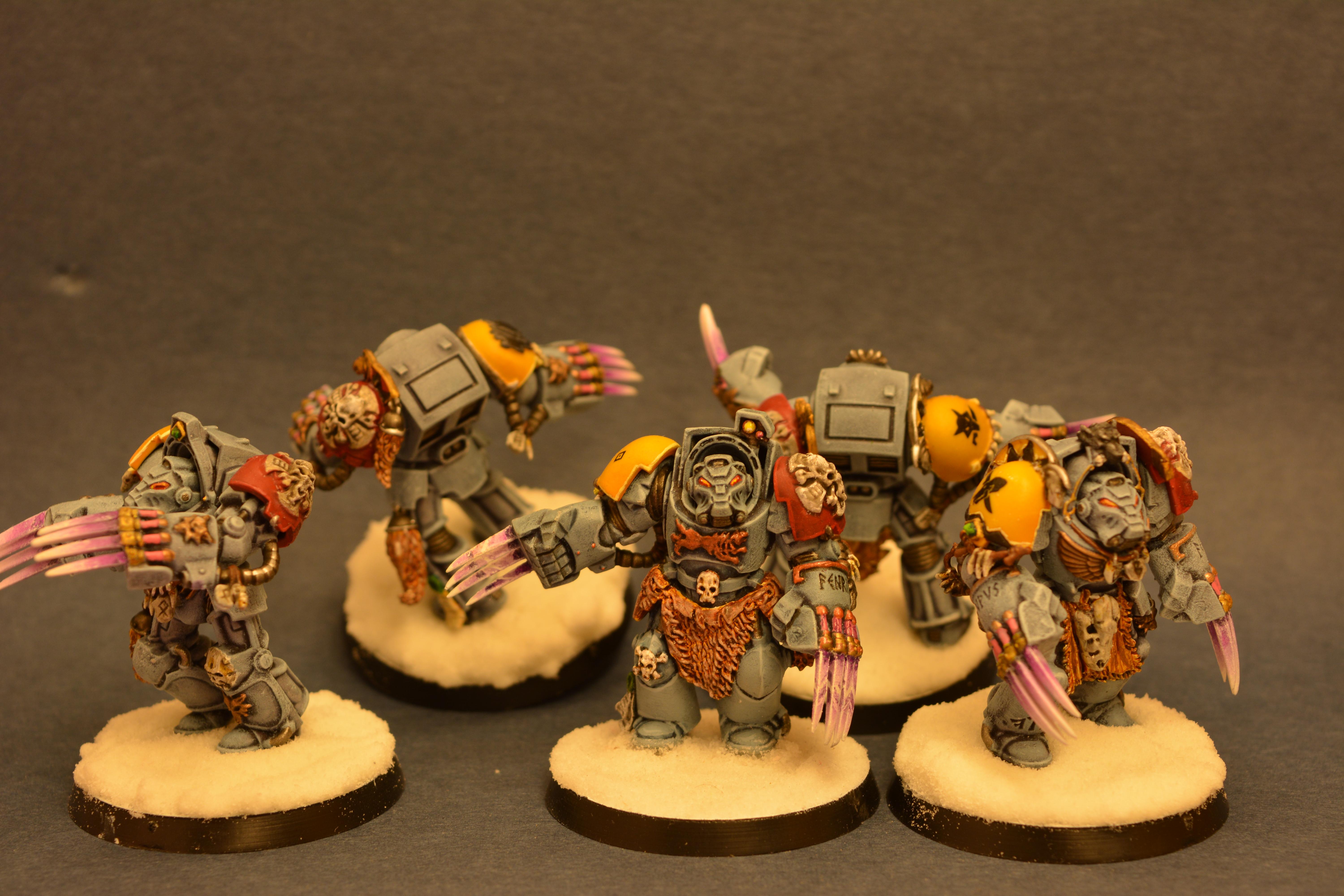 Lightning Claws, Space Wolves, Terminator Armor