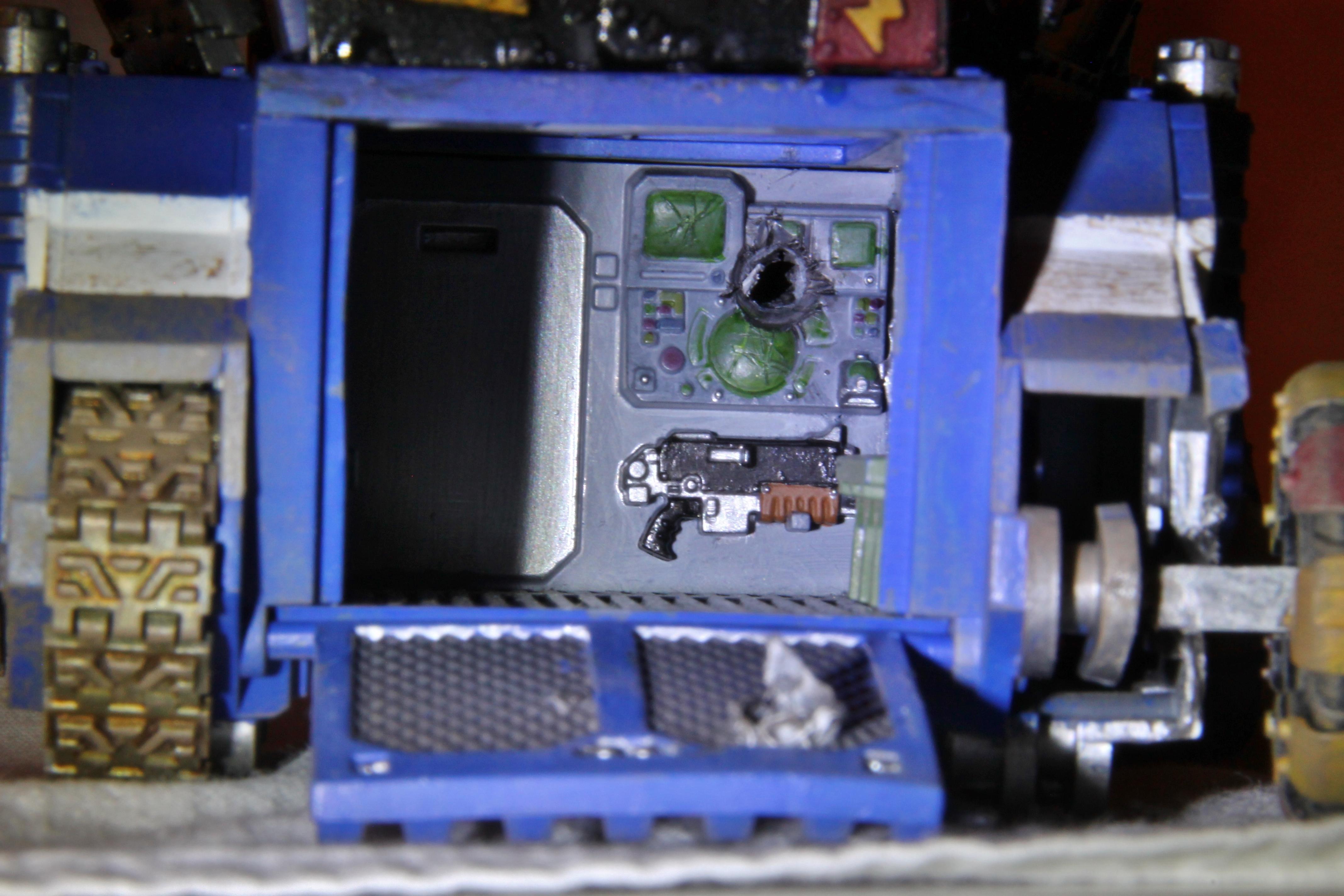Imperial Knight Warden, Loot, Looted, Orks, Red, Rhino, Tank, Truck