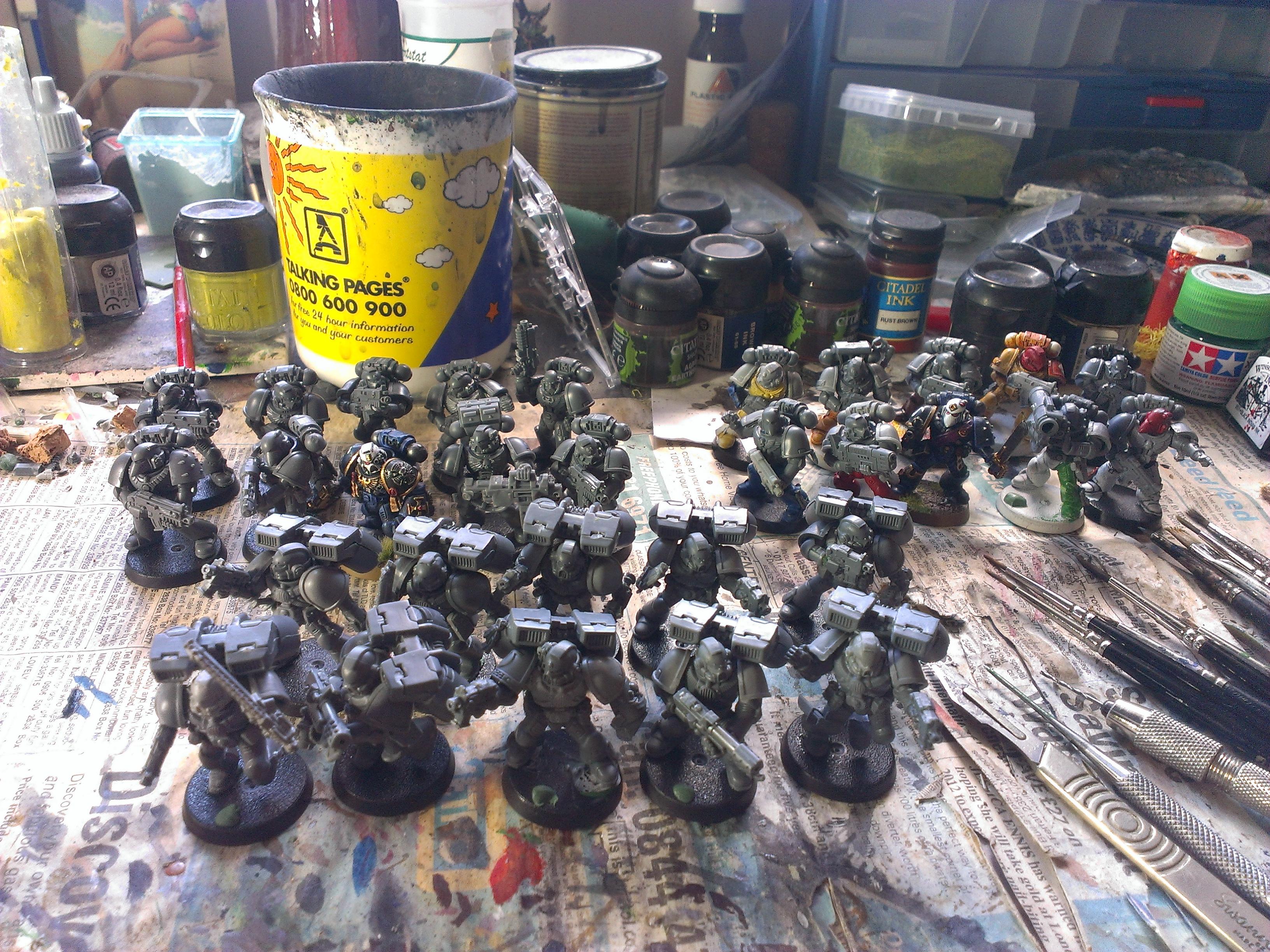 Space Marines, Ultramarines, Work In Progress