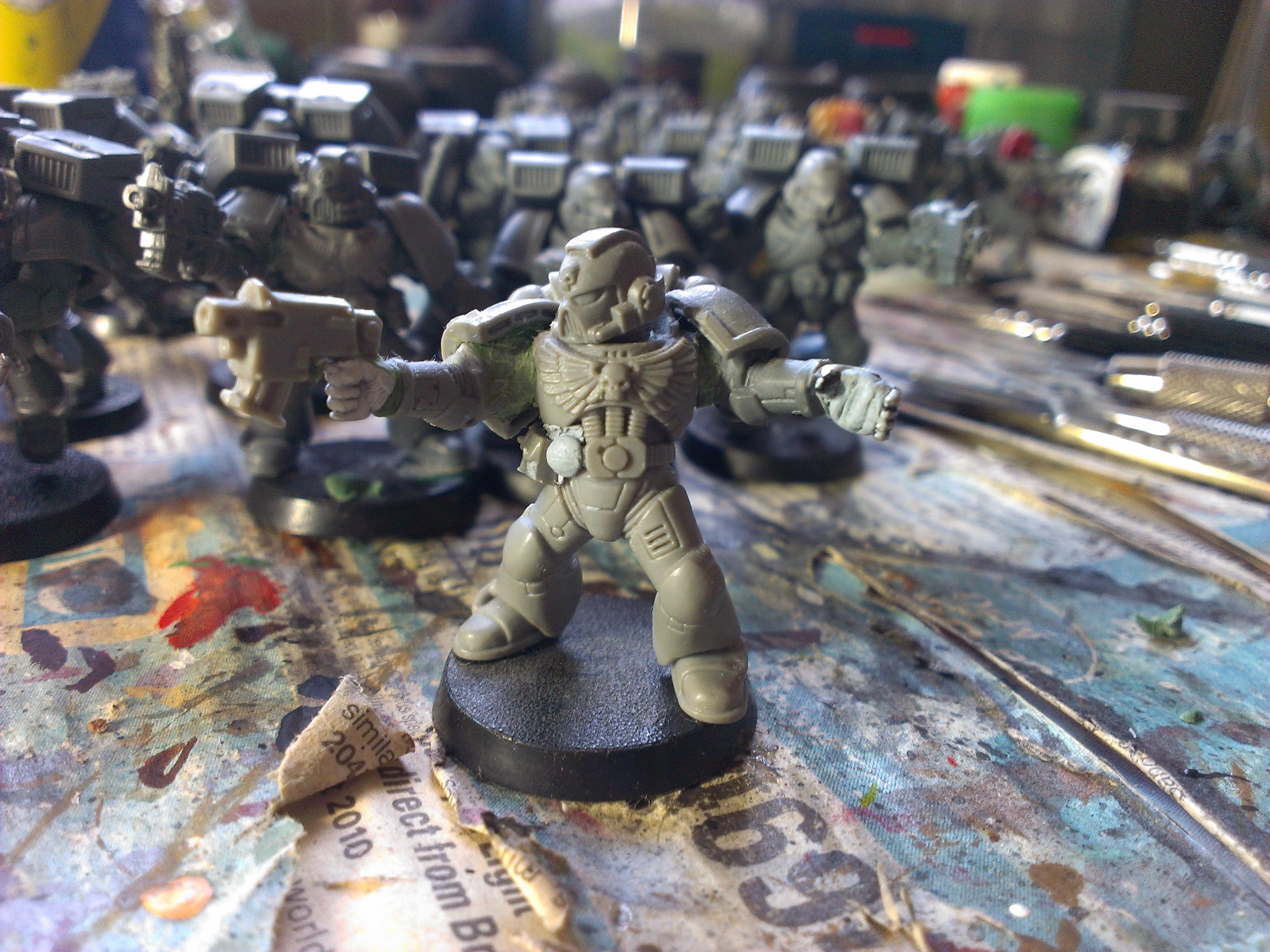 Space Marines, Ultramarines, Work In Progress