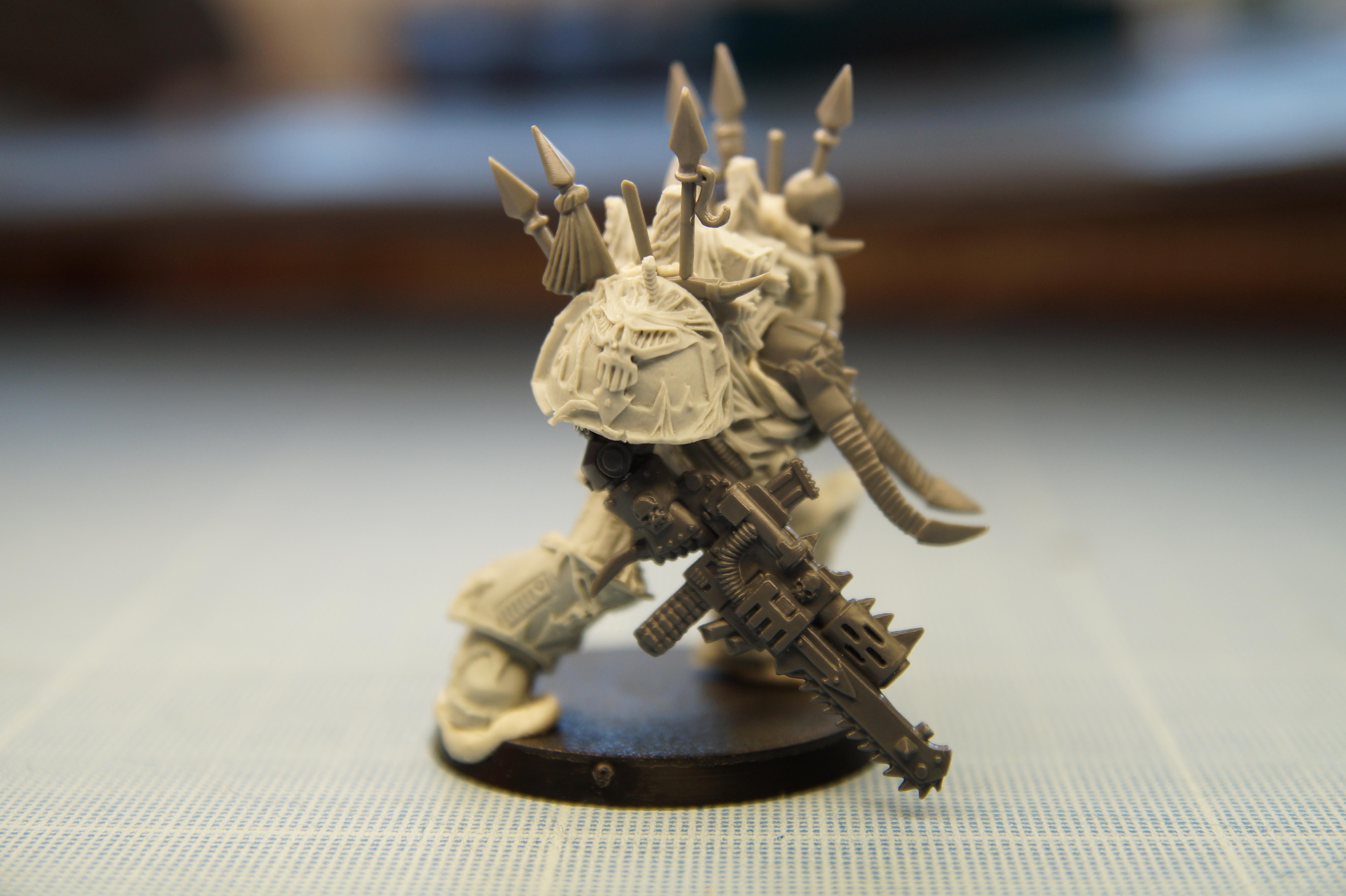 Chaos, Chaos Space Marines, Cultist, Obliterators, Rhino, Zombie